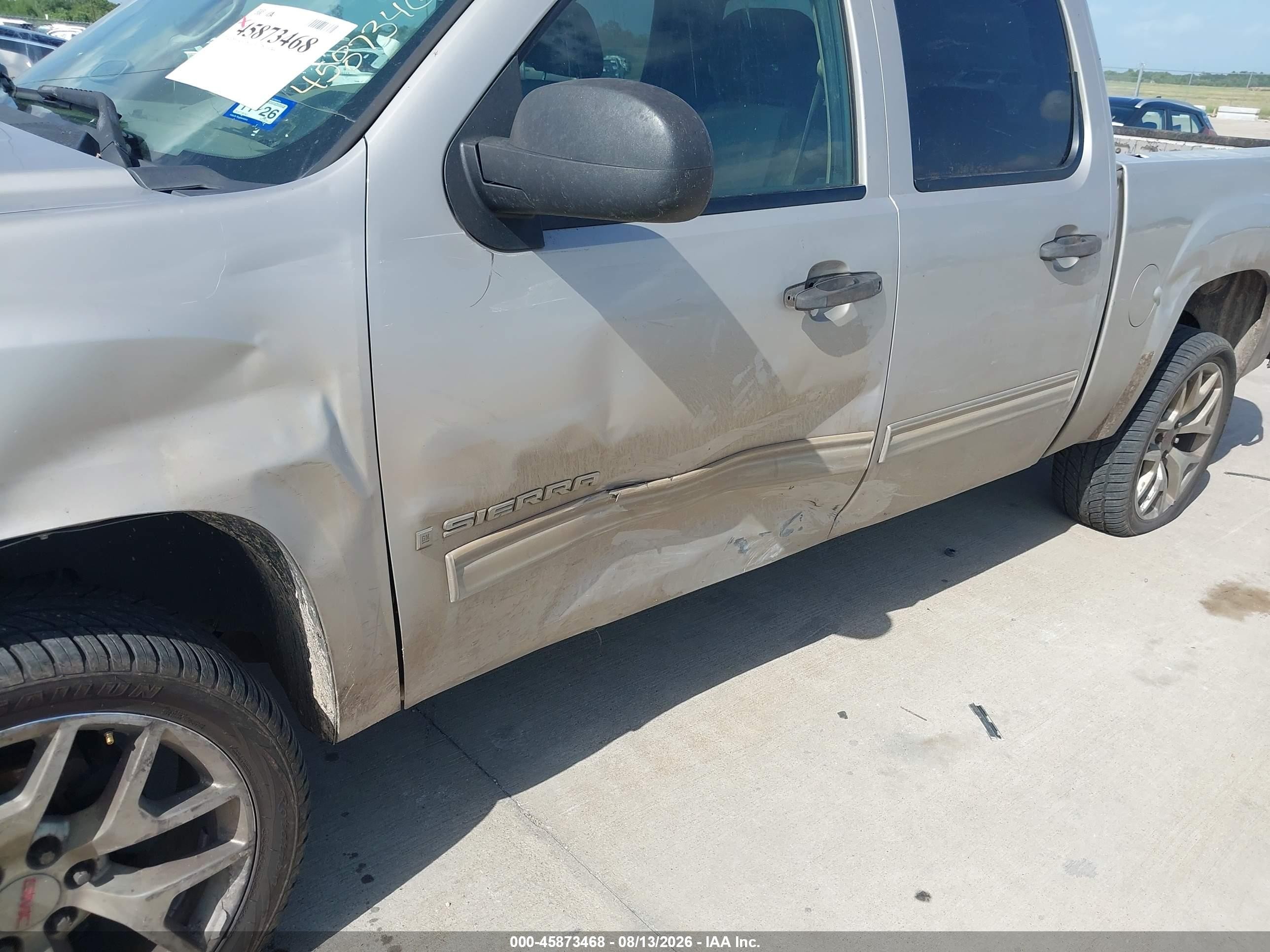 2009 Gmc Sierra 1500 Sl Silver vin: 3GTEC13C49G264615