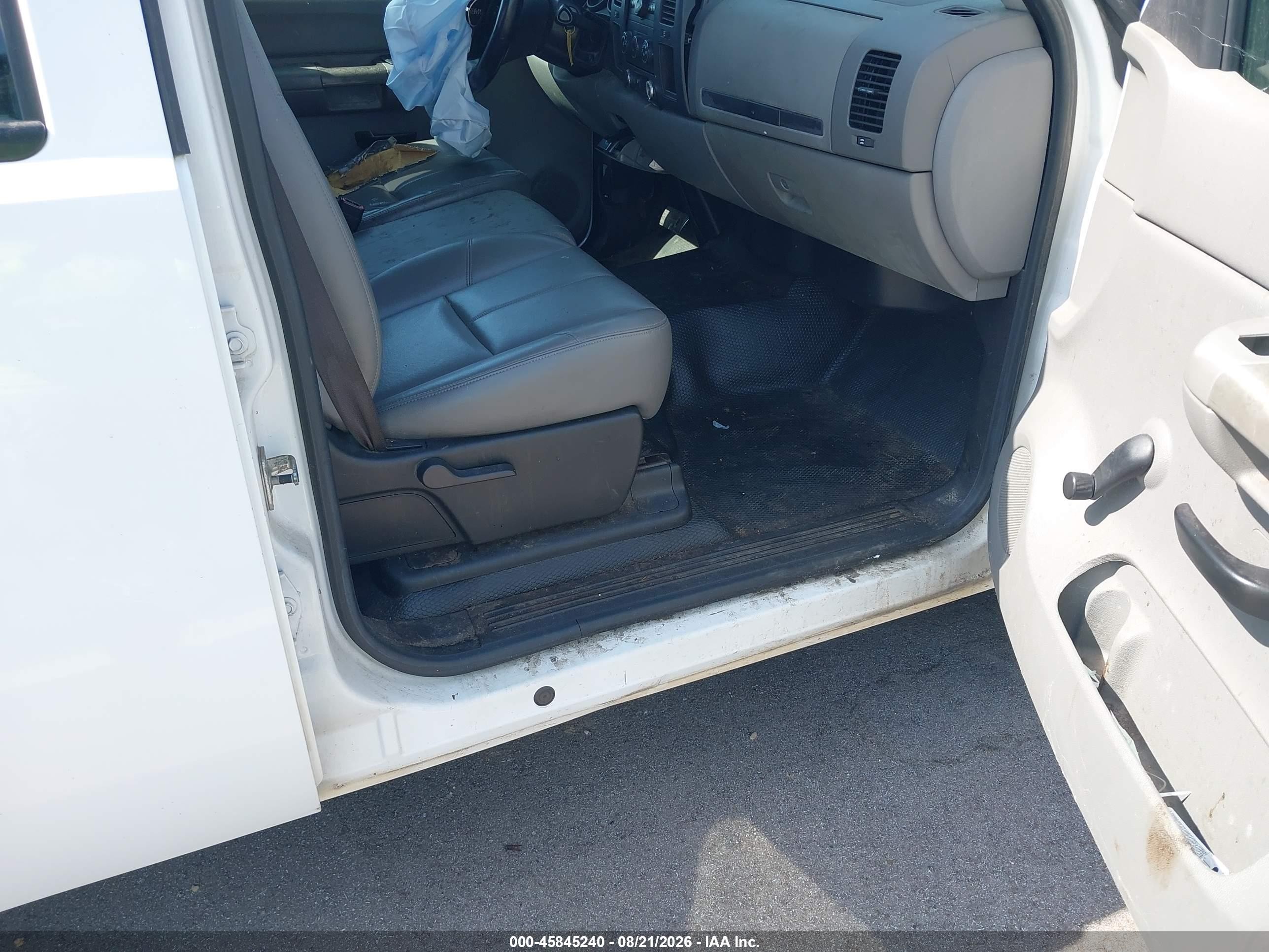 2009 Gmc Sierra 1500 Work Truck White vin: 3GTEC13C59G117851