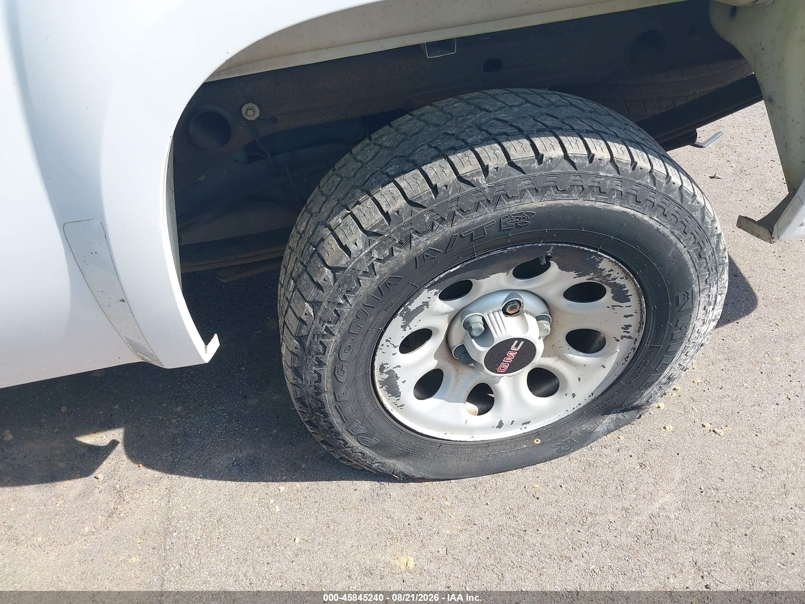 2009 Gmc Sierra 1500 Work Truck White vin: 3GTEC13C59G117851