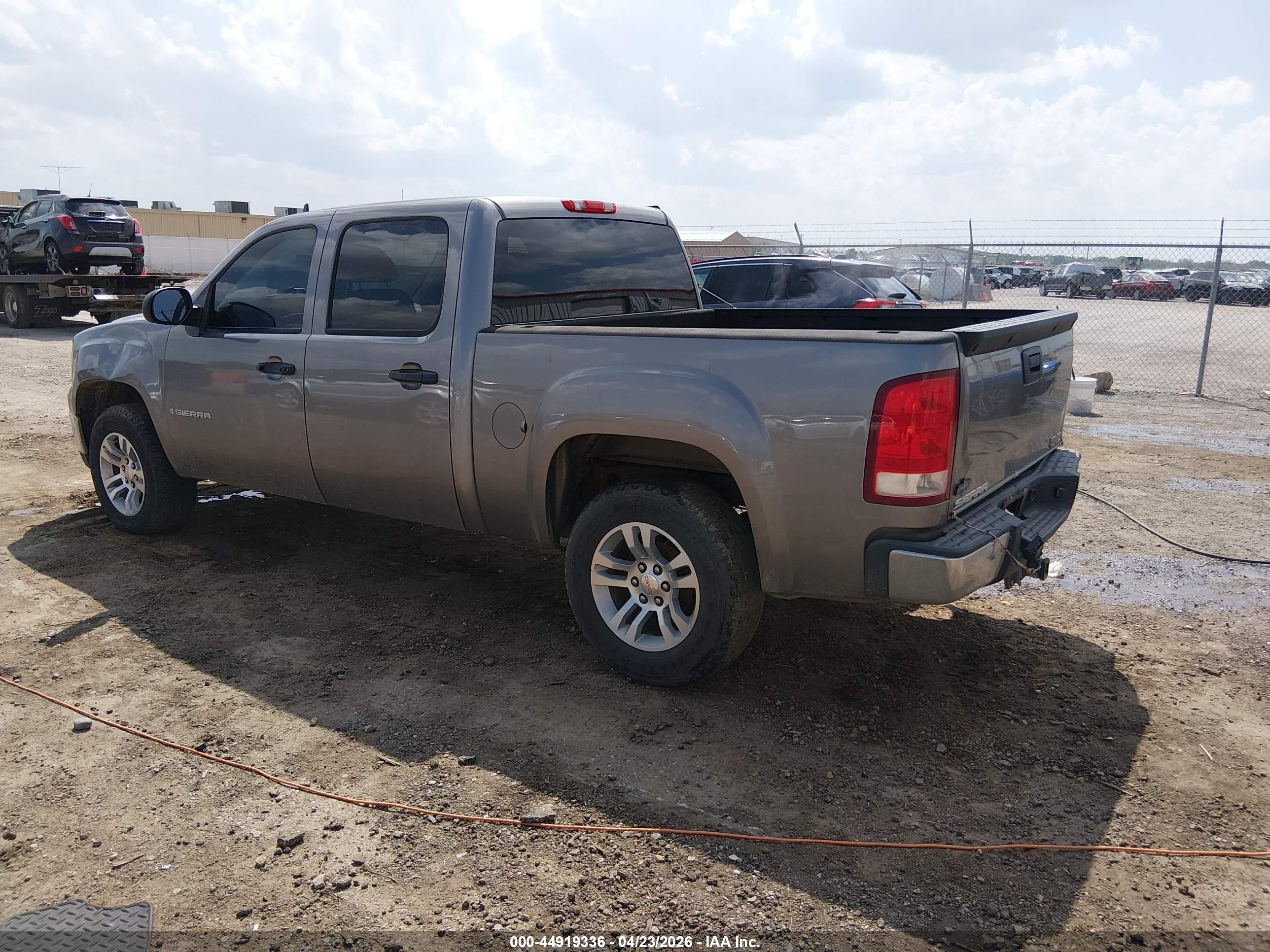 2007 Gmc Sierra 1500 Sl Gray vin: 3GTEC13C87G550500