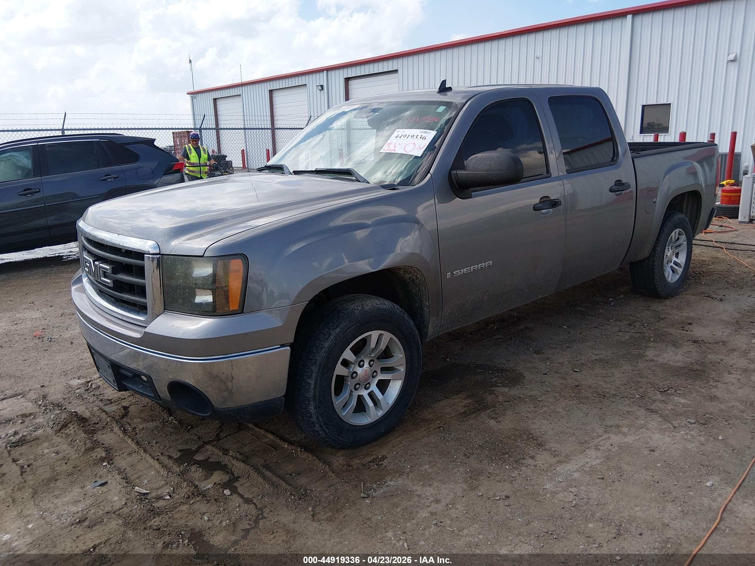 2007 Gmc Sierra 1500 Sl Gray vin: 3GTEC13C87G550500