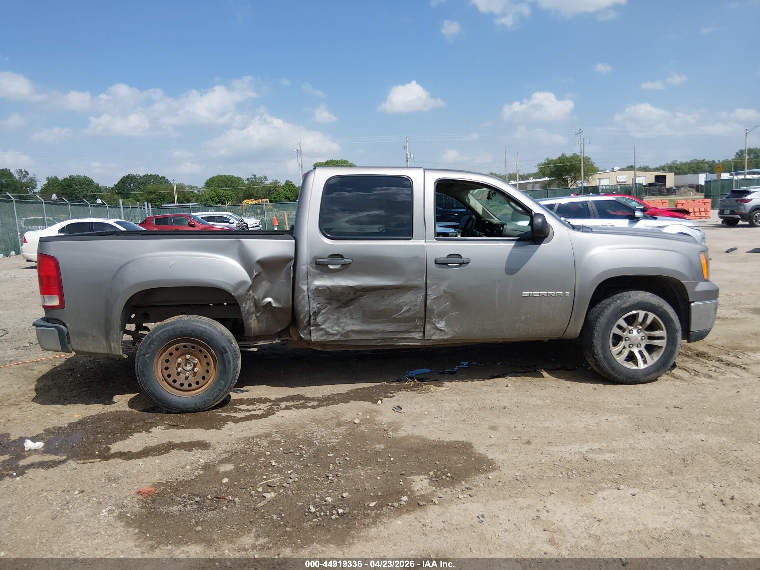 2007 Gmc Sierra 1500 Sl Gray vin: 3GTEC13C87G550500