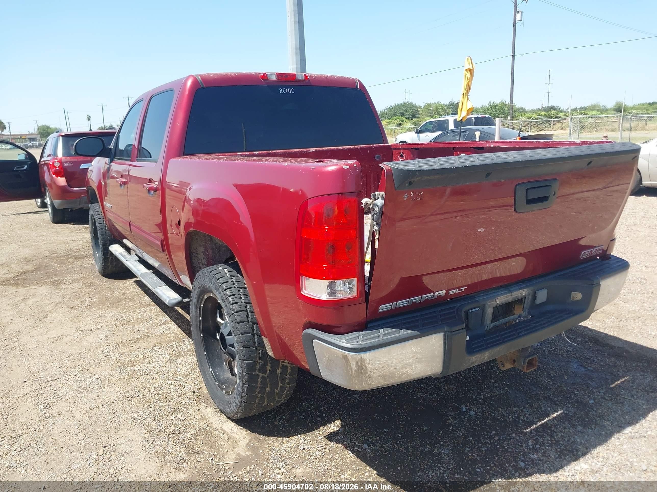 2007 Gmc Sierra 1500 Slt Maroon vin: 3GTEC13J27G507494