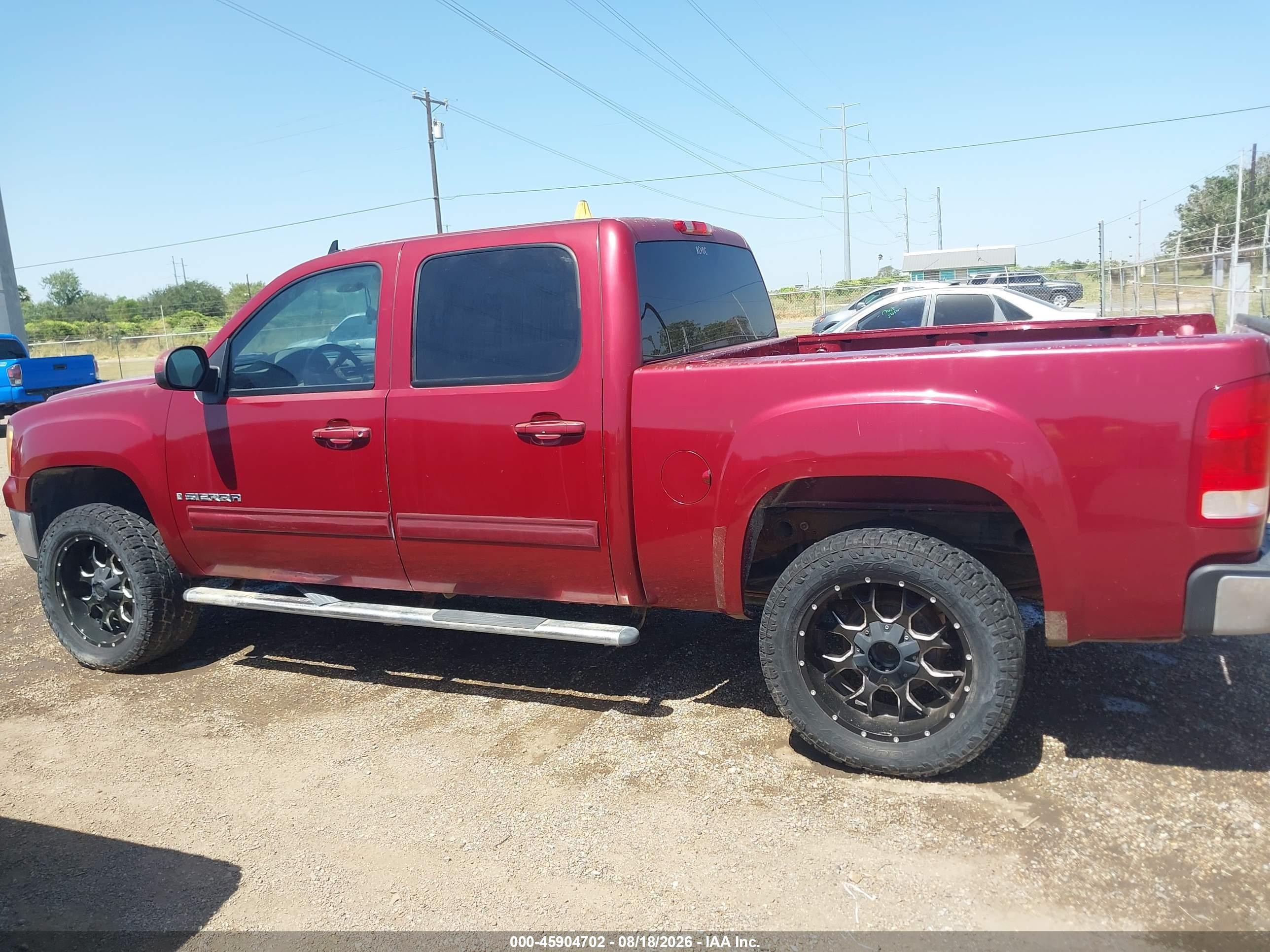 2007 Gmc Sierra 1500 Slt Maroon vin: 3GTEC13J27G507494