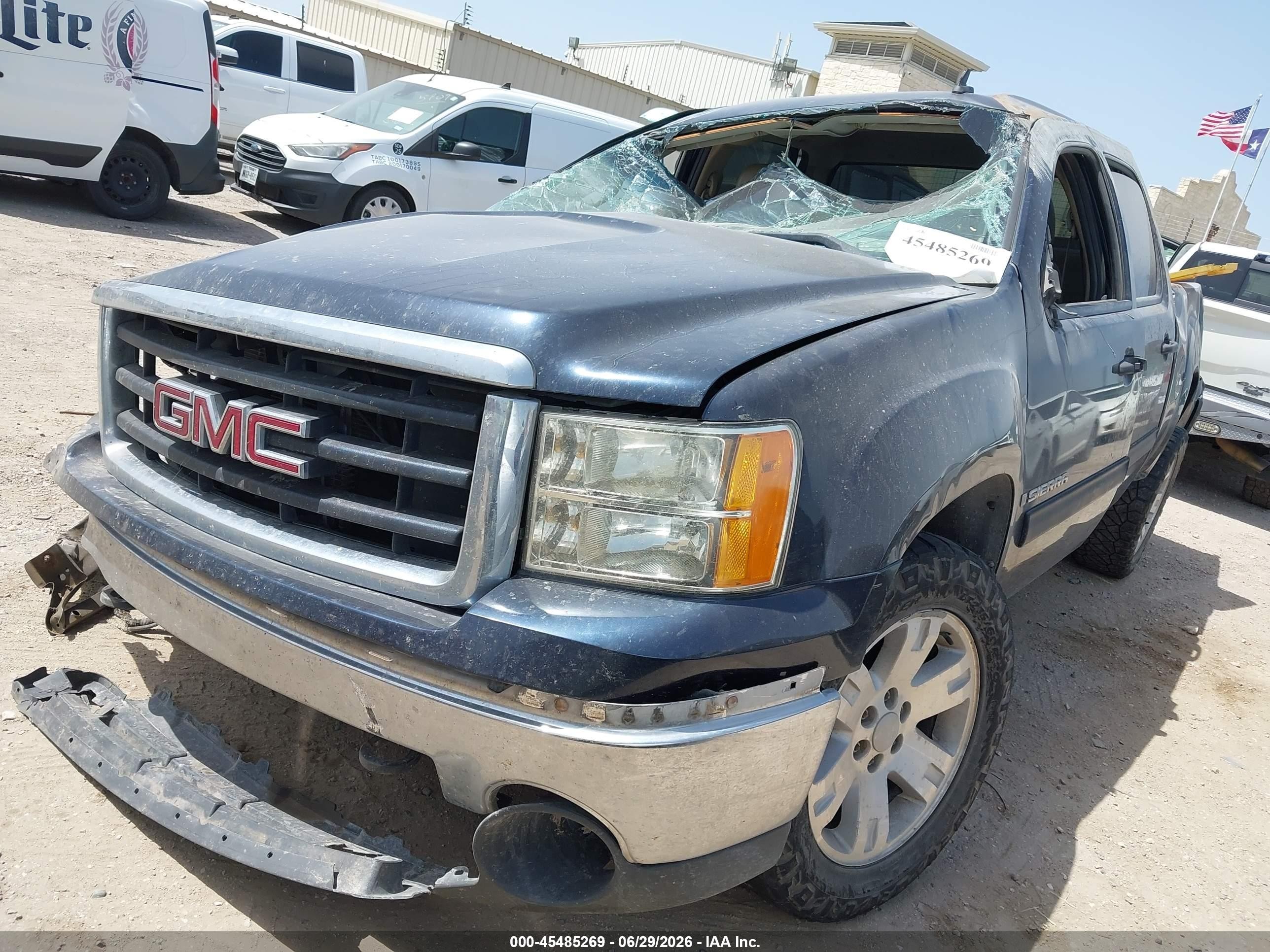 2007 Gmc Sierra 1500 Sle1 Blue vin: 3GTEC13J67G518921