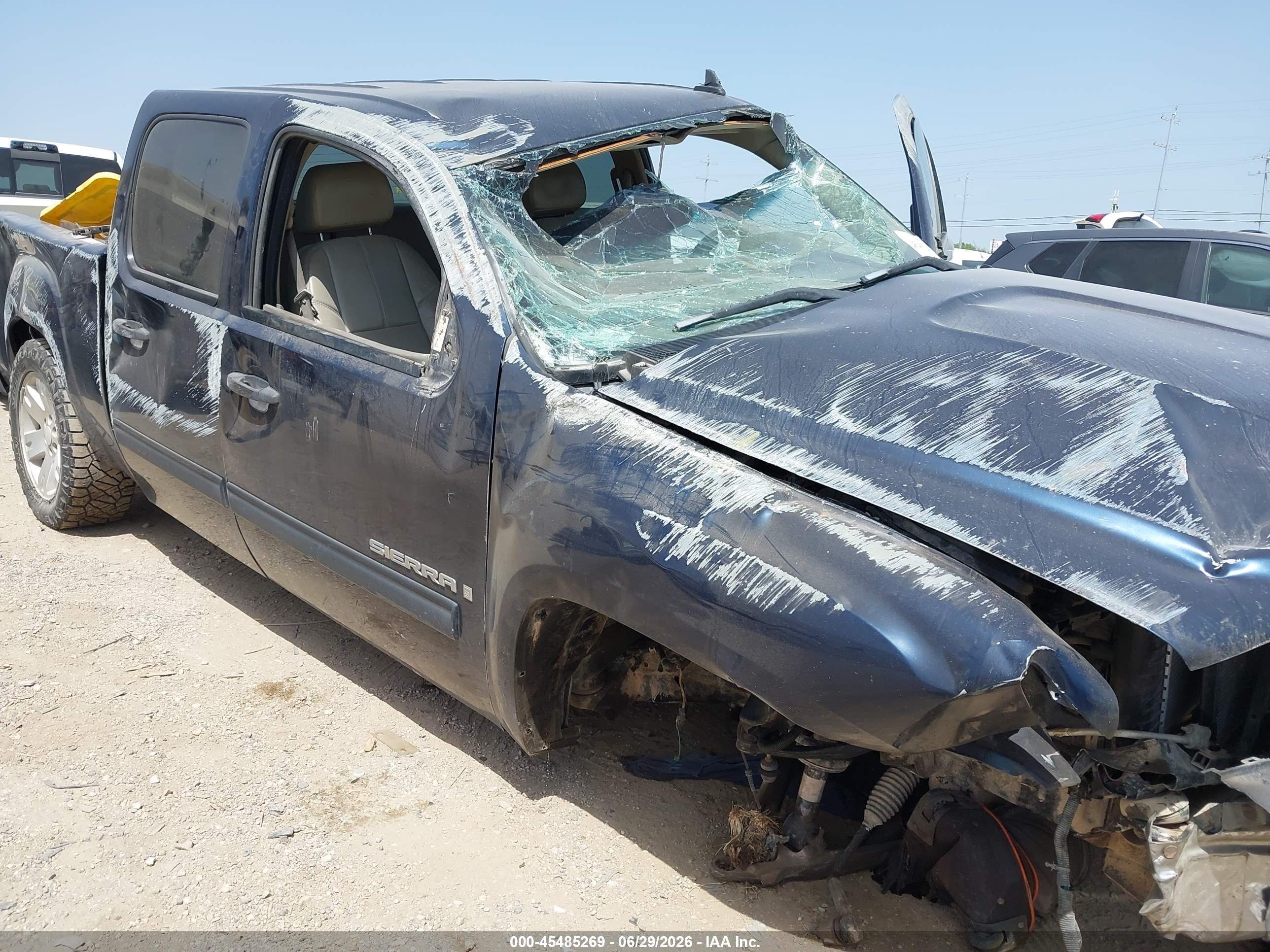2007 Gmc Sierra 1500 Sle1 Blue vin: 3GTEC13J67G518921