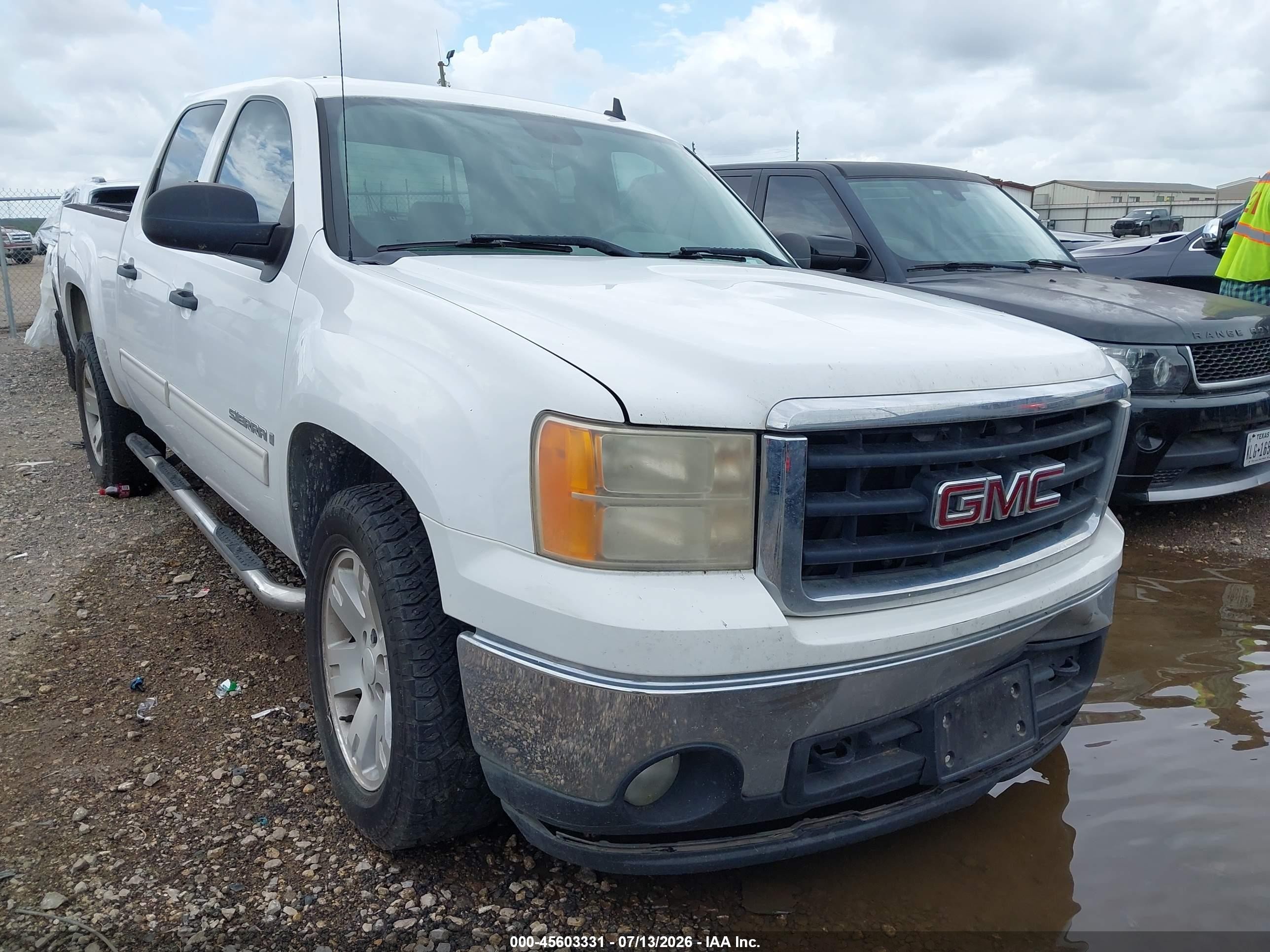 2008 Gmc Sierra 1500 Sle1 White vin: 3GTEC13J68G313634