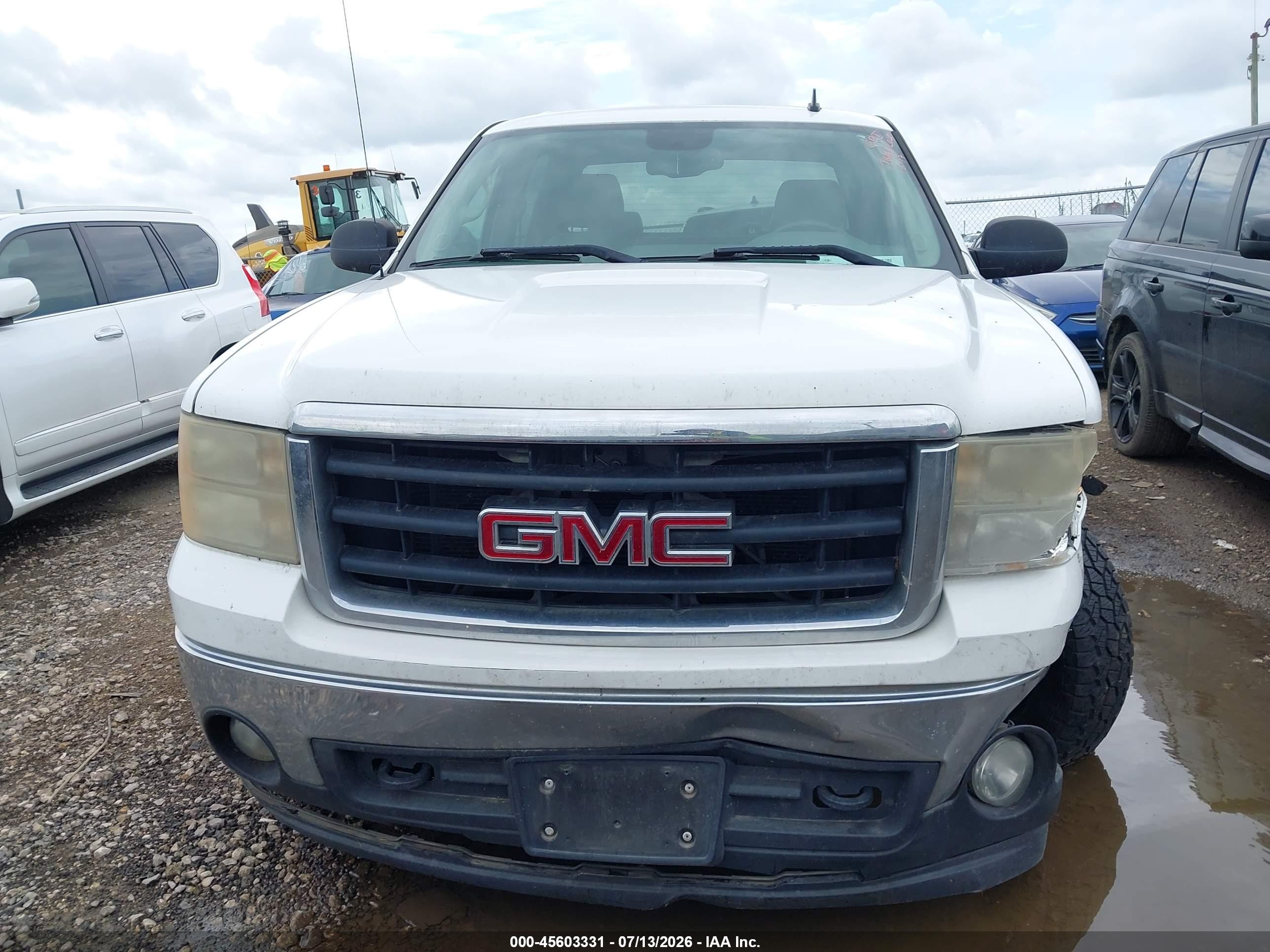 2008 Gmc Sierra 1500 Sle1 White vin: 3GTEC13J68G313634