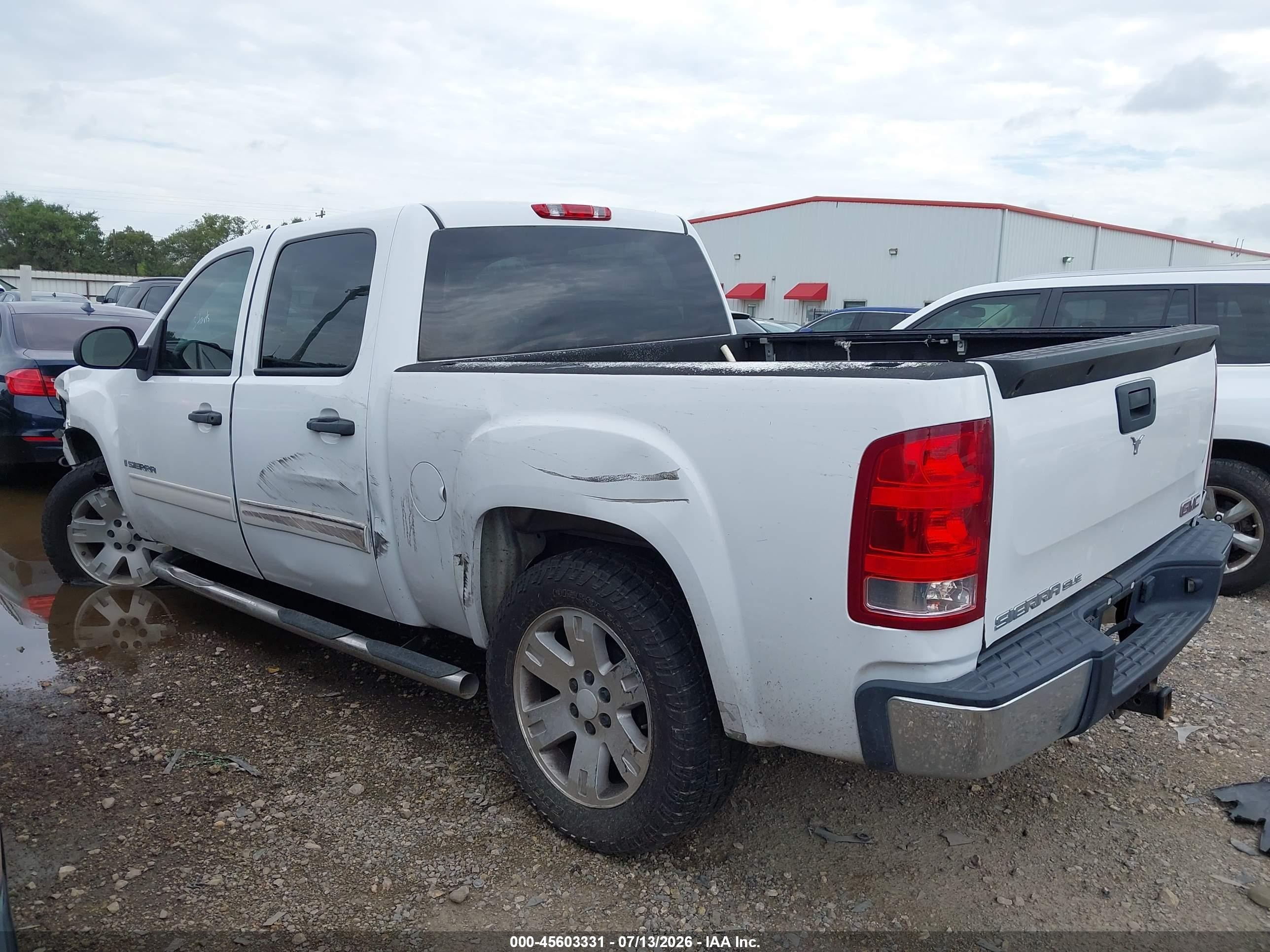 2008 Gmc Sierra 1500 Sle1 White vin: 3GTEC13J68G313634