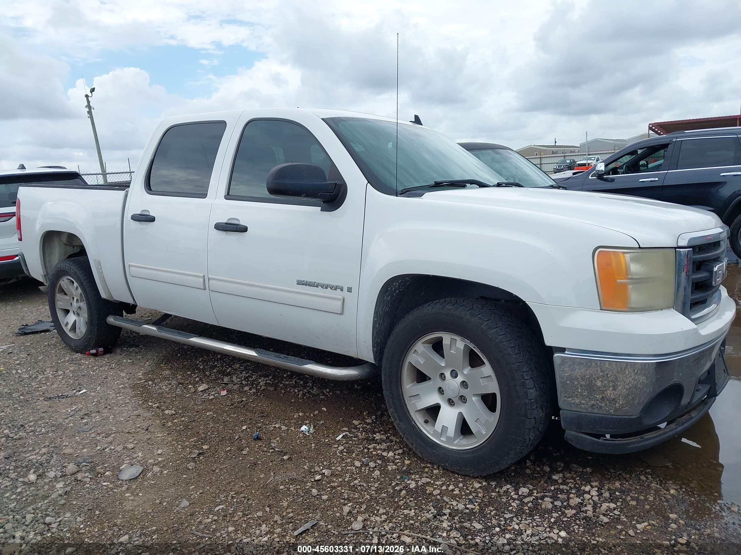 2008 Gmc Sierra 1500 Sle1 White vin: 3GTEC13J68G313634