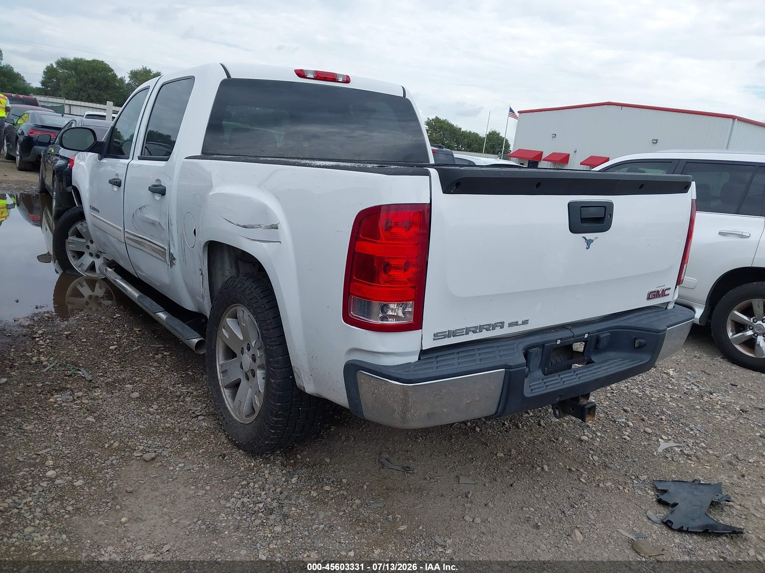 2008 Gmc Sierra 1500 Sle1 White vin: 3GTEC13J68G313634
