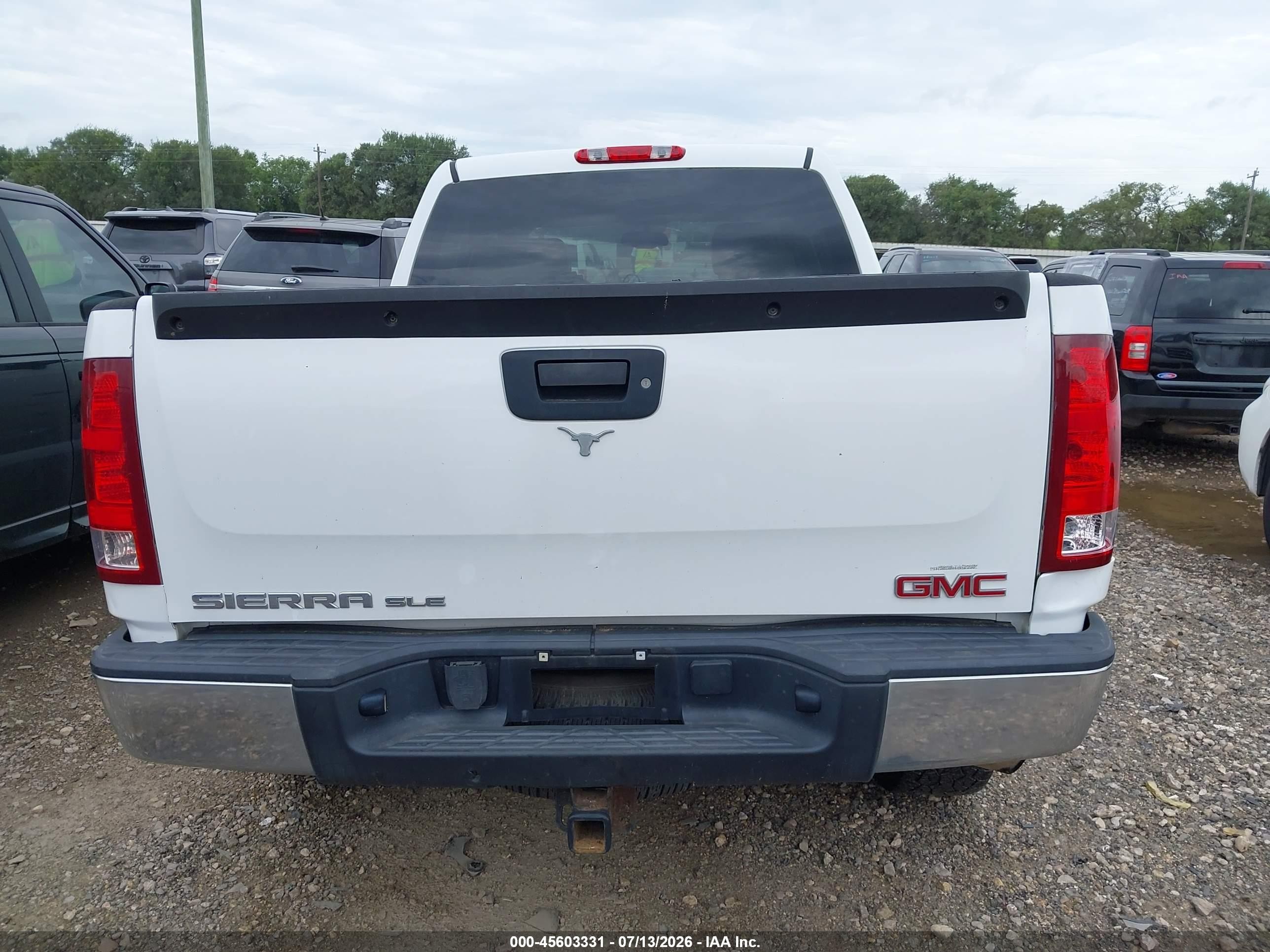 2008 Gmc Sierra 1500 Sle1 White vin: 3GTEC13J68G313634