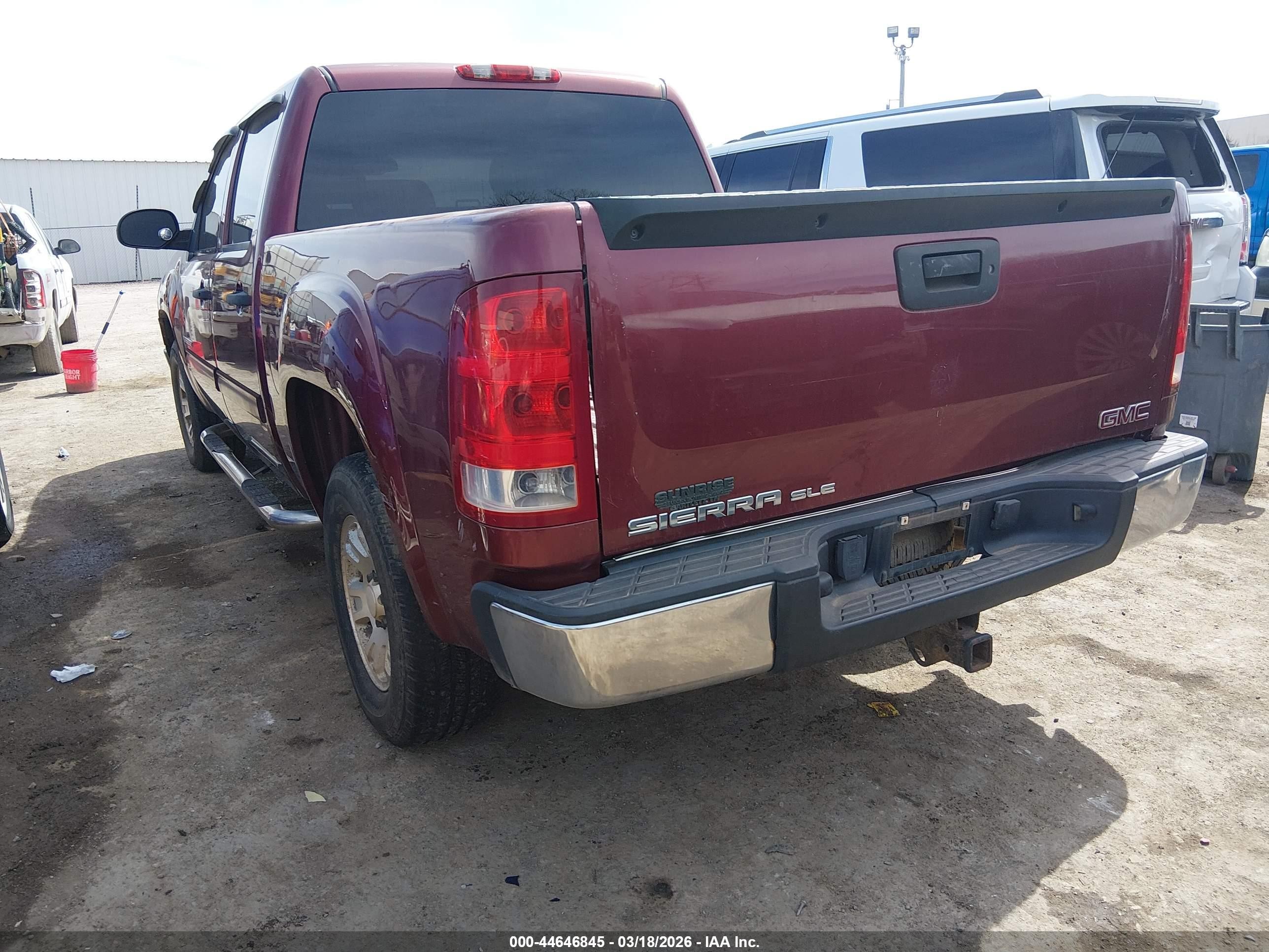 2008 Gmc Sierra 1500 Sle1 Burgundy vin: 3GTEC13J78G293975