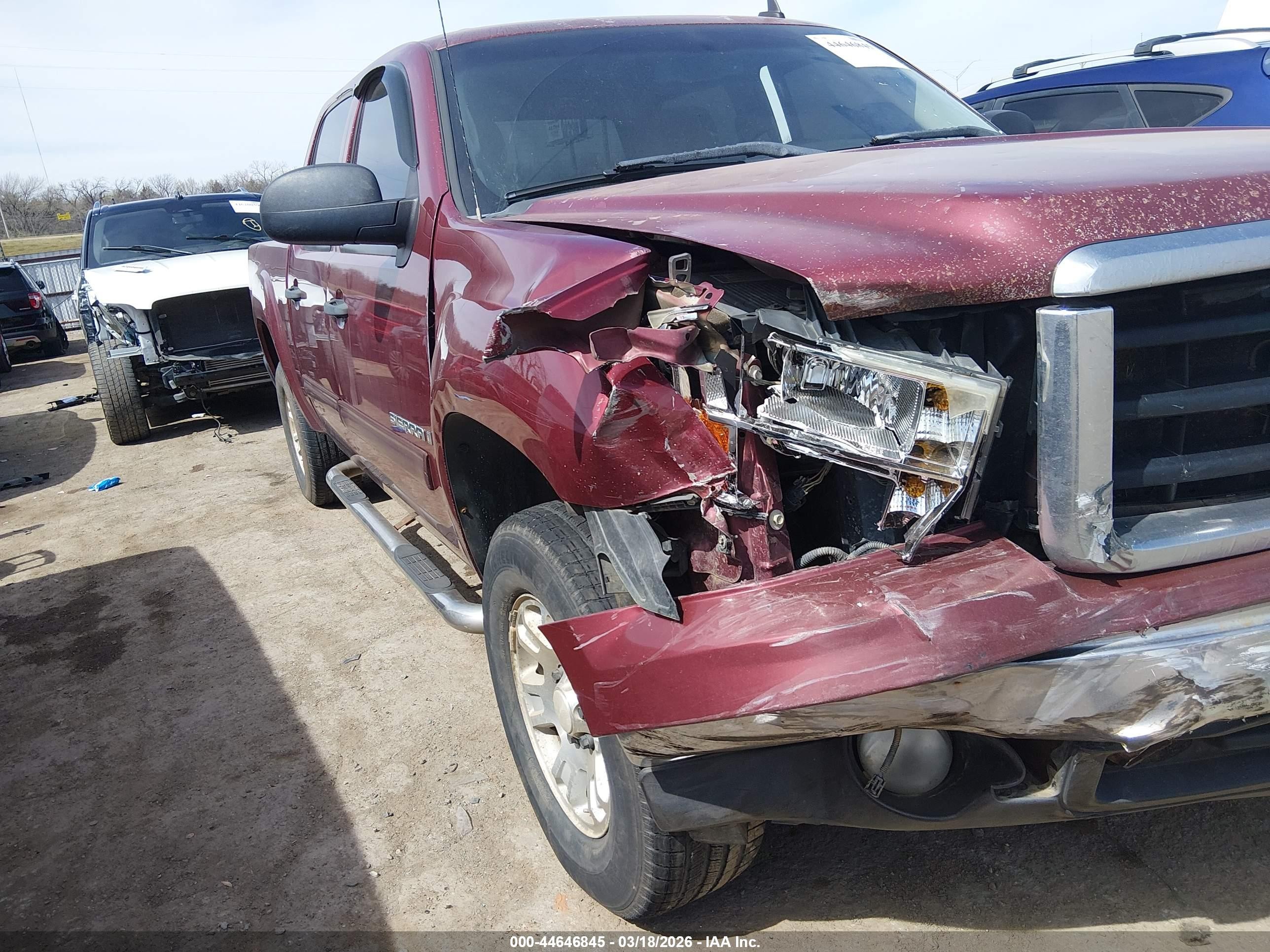 2008 Gmc Sierra 1500 Sle1 Burgundy vin: 3GTEC13J78G293975