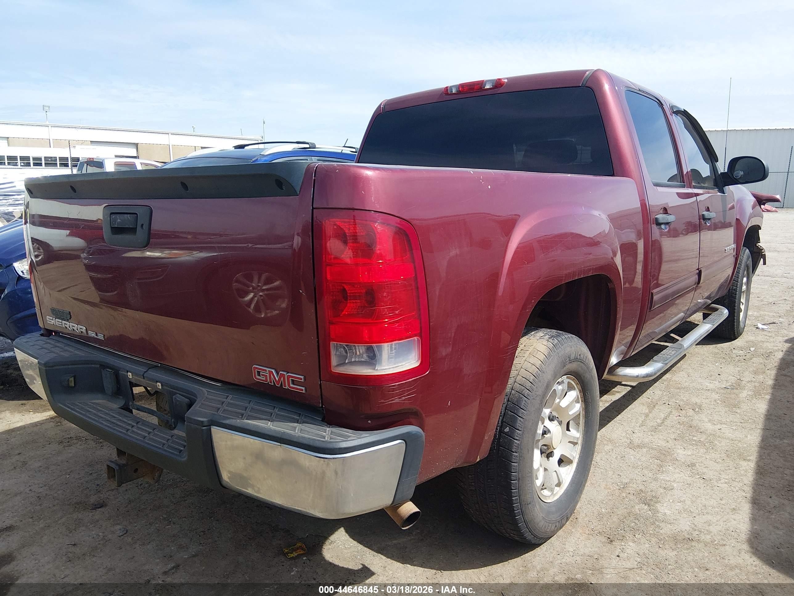 2008 Gmc Sierra 1500 Sle1 Burgundy vin: 3GTEC13J78G293975