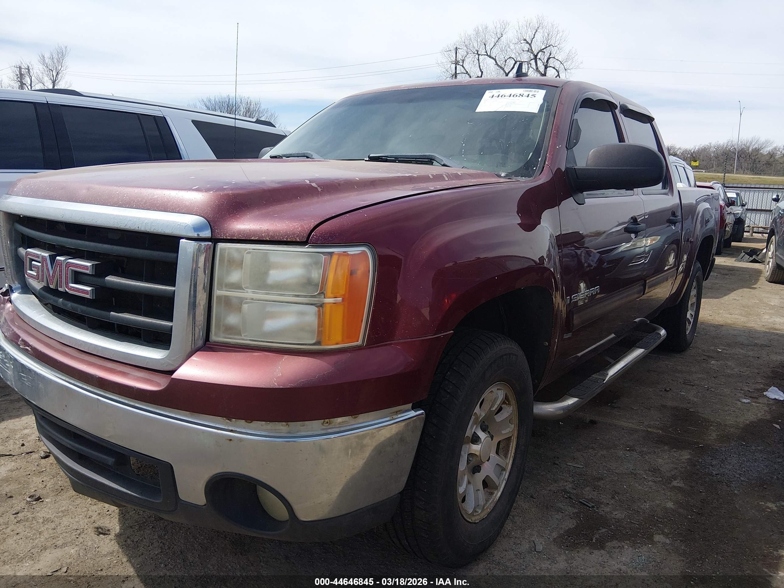 2008 Gmc Sierra 1500 Sle1 Burgundy vin: 3GTEC13J78G293975