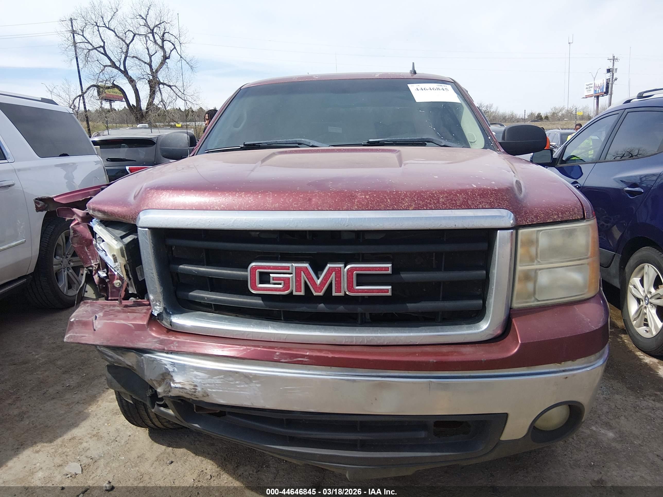 2008 Gmc Sierra 1500 Sle1 Burgundy vin: 3GTEC13J78G293975