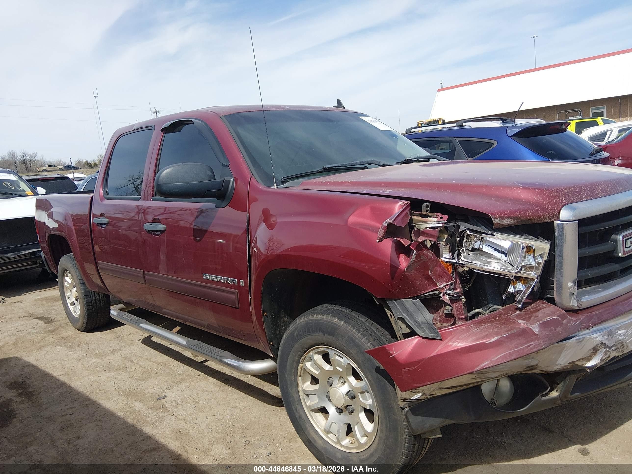 2008 Gmc Sierra 1500 Sle1 Burgundy vin: 3GTEC13J78G293975