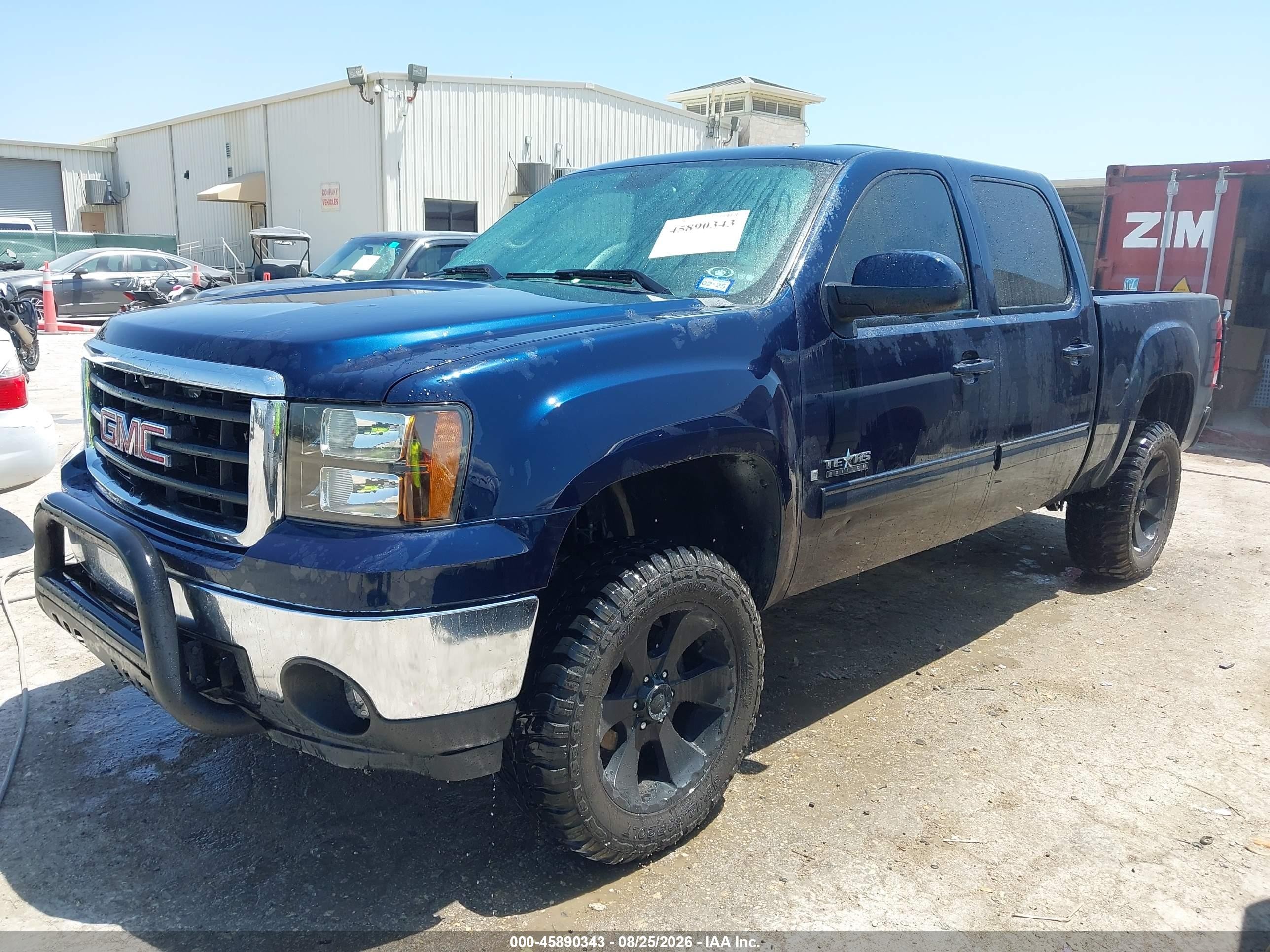 2008 Gmc Sierra 1500 Sle1 Black vin: 3GTEC13JX8G297311