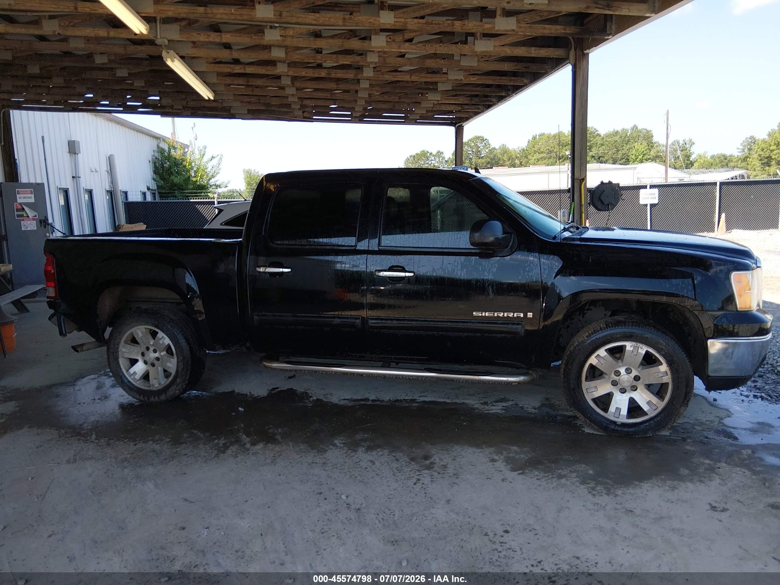 2008 Gmc Sierra 1500 Sle1 Black vin: 3GTEC13JX8G313099