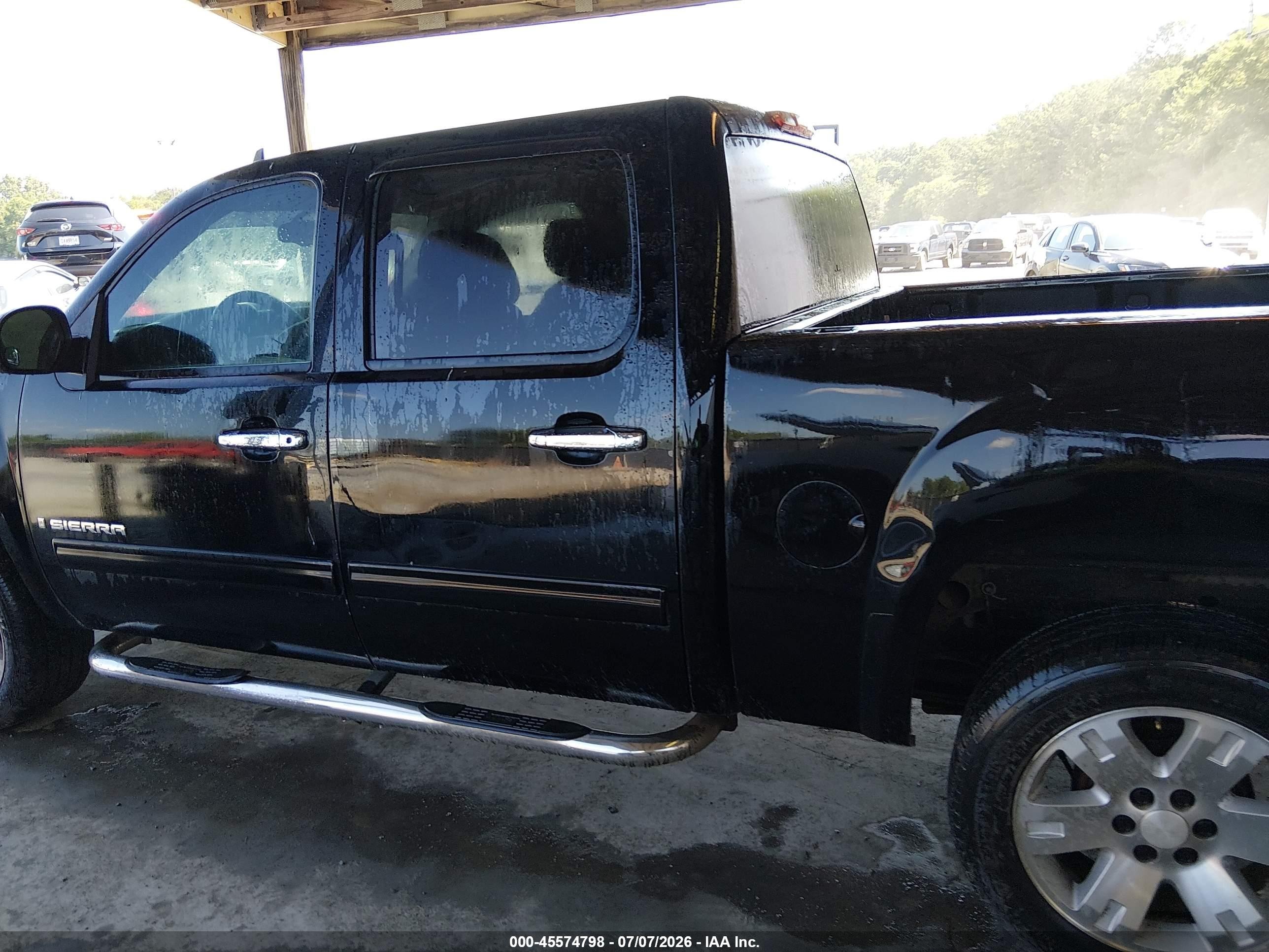 2008 Gmc Sierra 1500 Sle1 Black vin: 3GTEC13JX8G313099