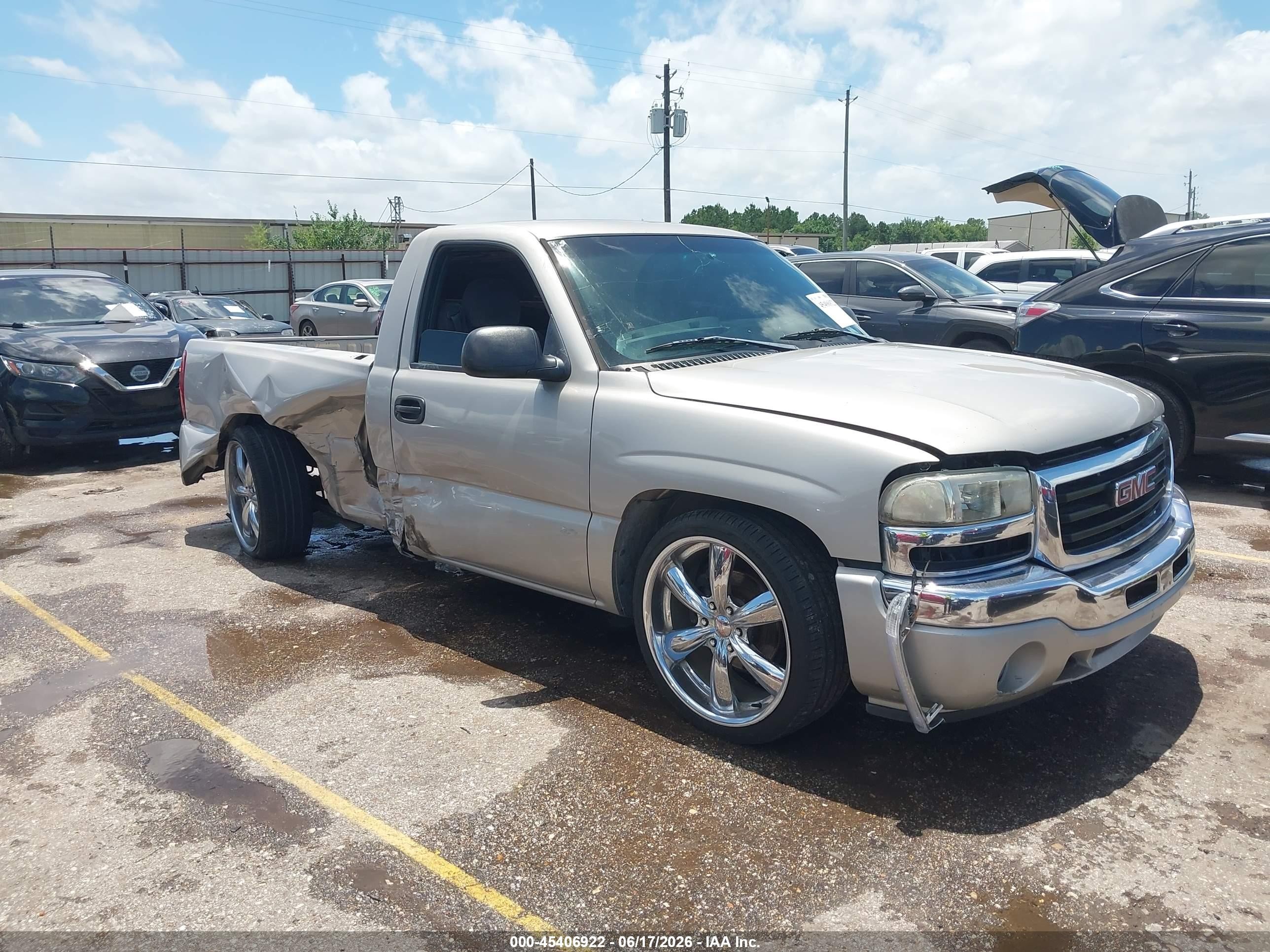 2006 Gmc Sierra 1500 Sl Beige vin: 3GTEC14V26G190039