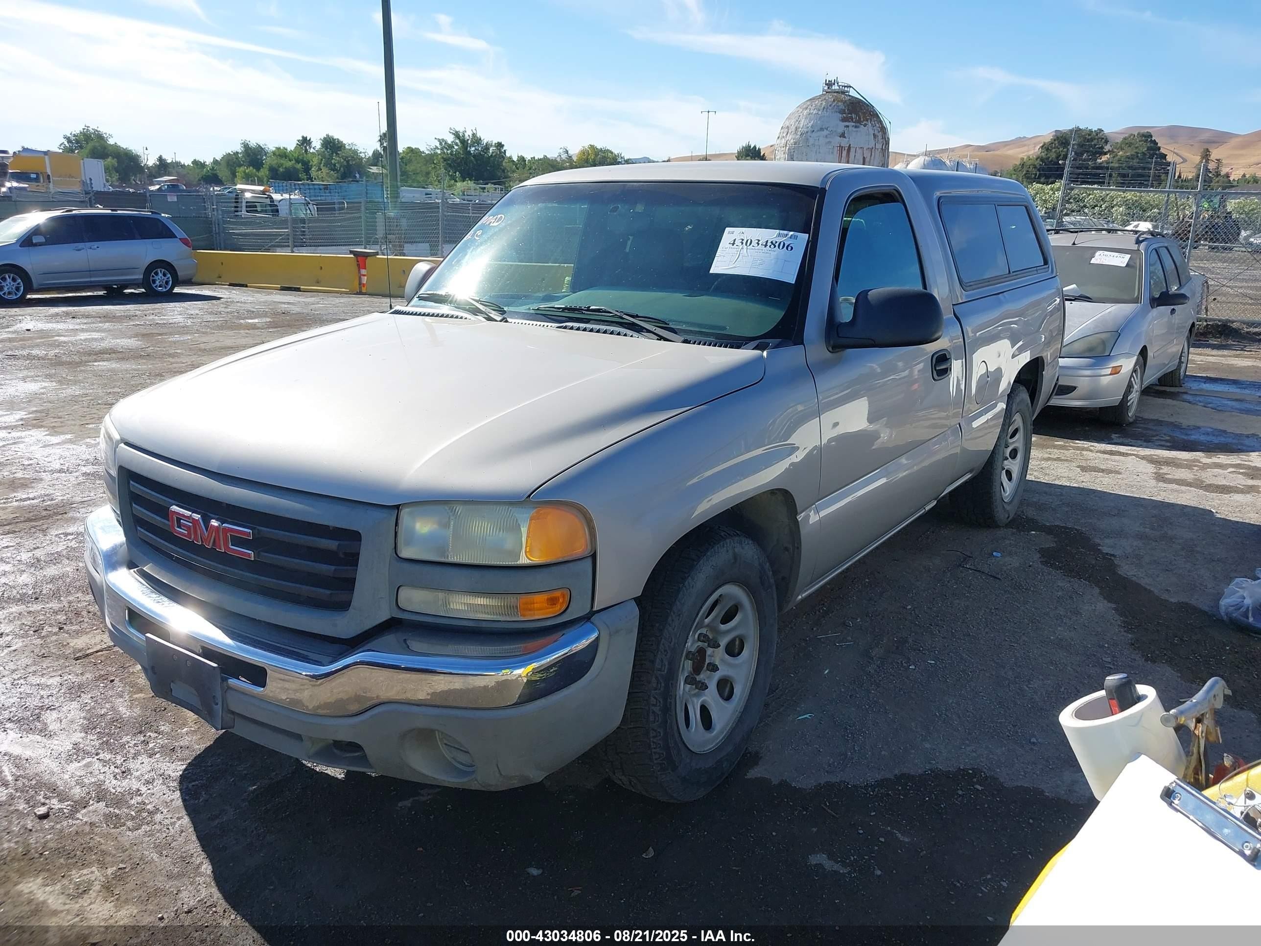 2007 Gmc Sierra 1500 Classic Work Tan vin: 3GTEC14V97G231770