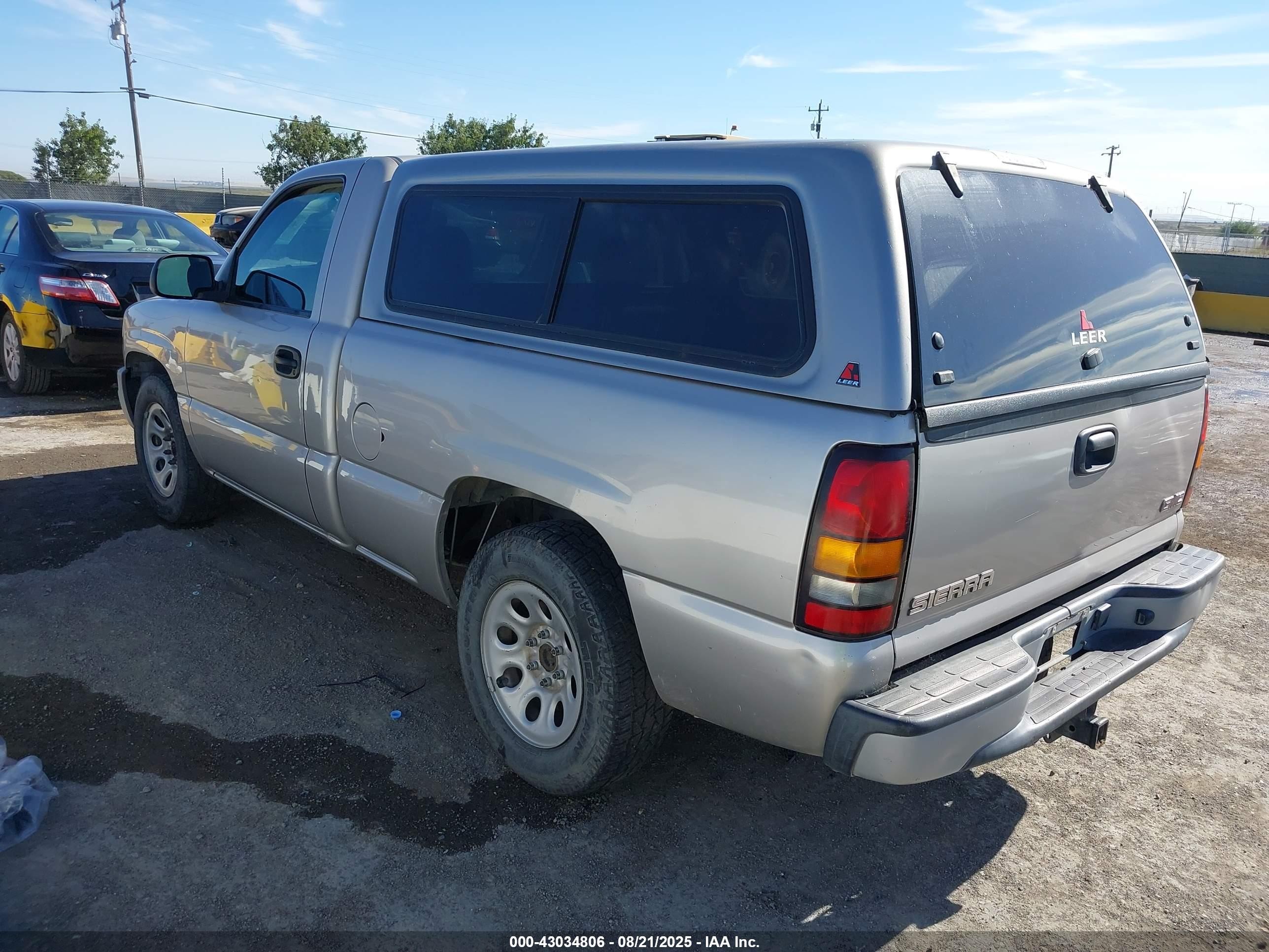 2007 Gmc Sierra 1500 Classic Work Tan vin: 3GTEC14V97G231770