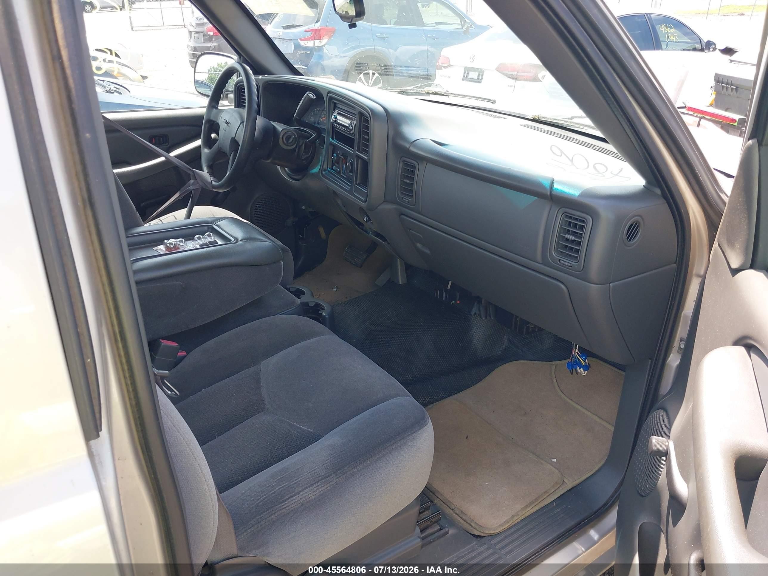 2006 Gmc Sierra 1500 Work Truck Silver vin: 3GTEC14VX6G155099