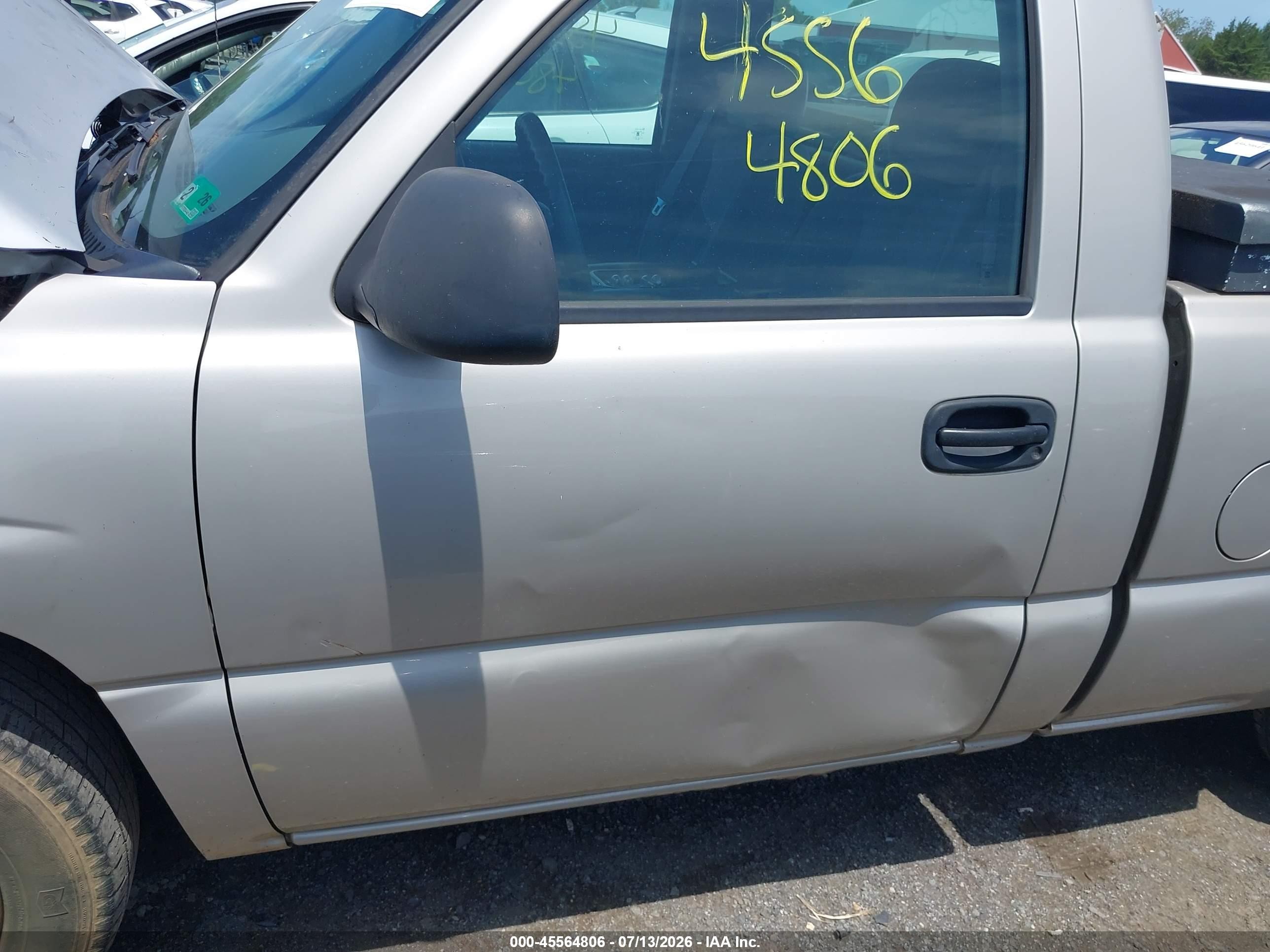 2006 Gmc Sierra 1500 Work Truck Silver vin: 3GTEC14VX6G155099