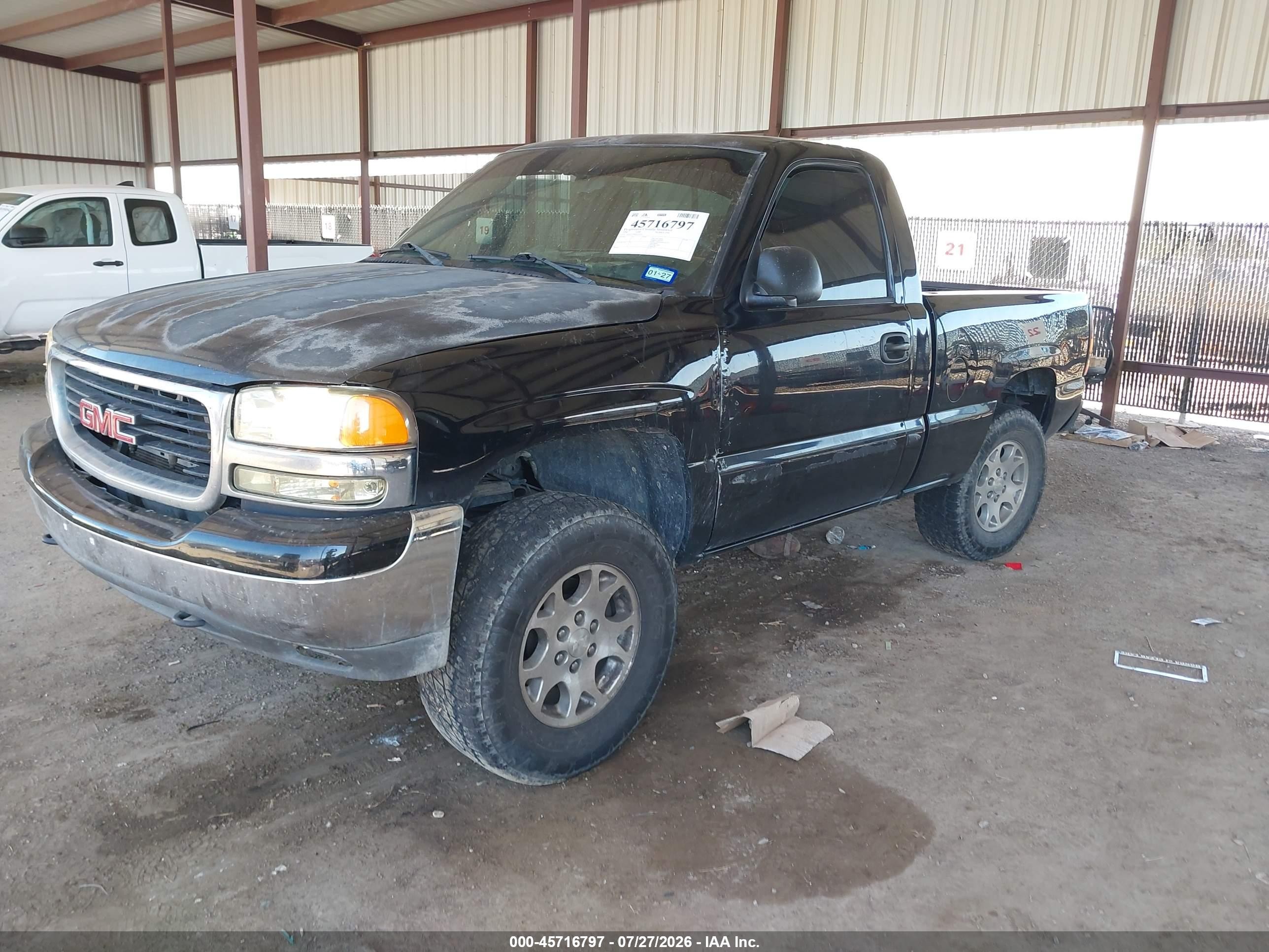 2006 Gmc Sierra 1500 Sl Black vin: 3GTEC14X06G256265