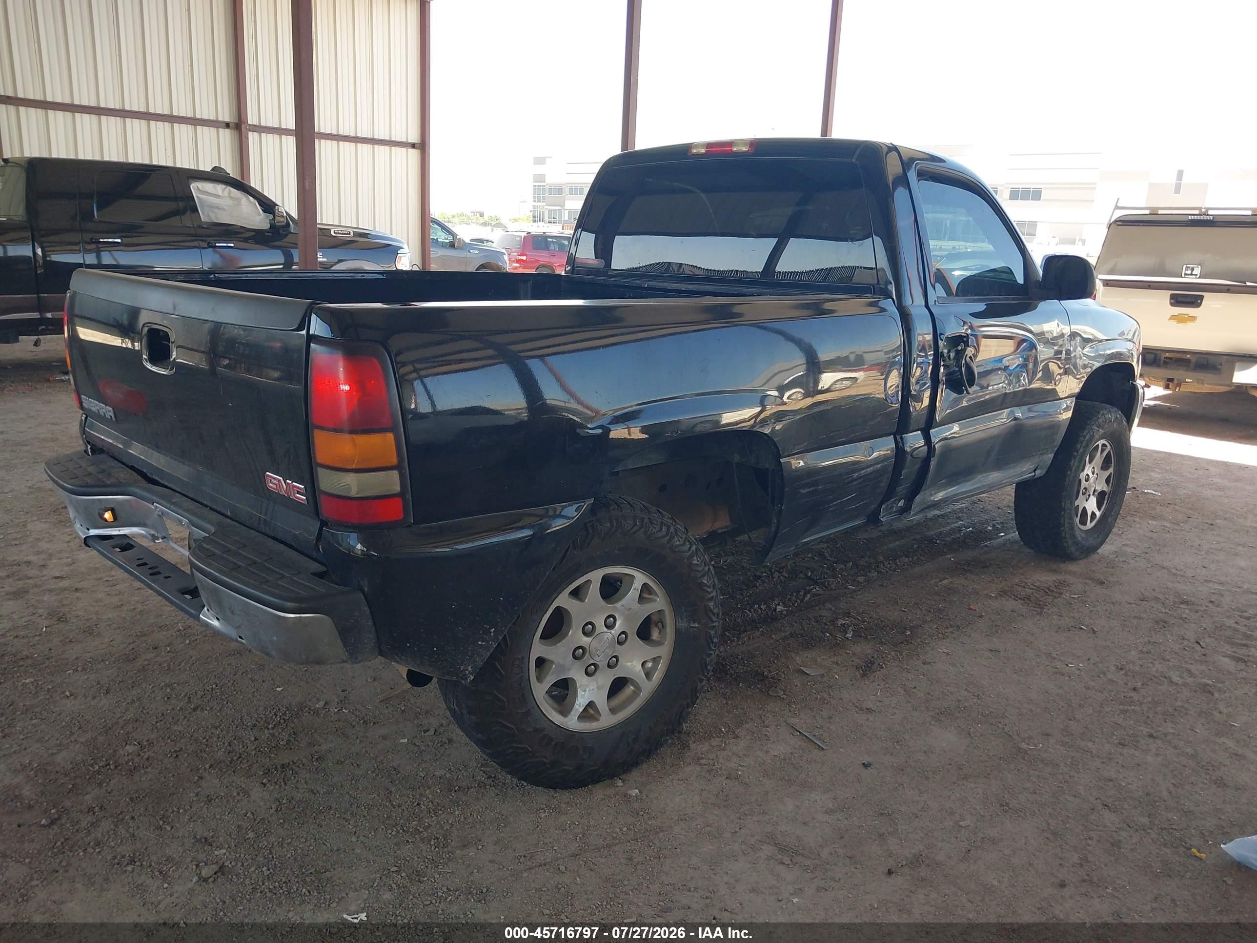 2006 Gmc Sierra 1500 Sl Black vin: 3GTEC14X06G256265