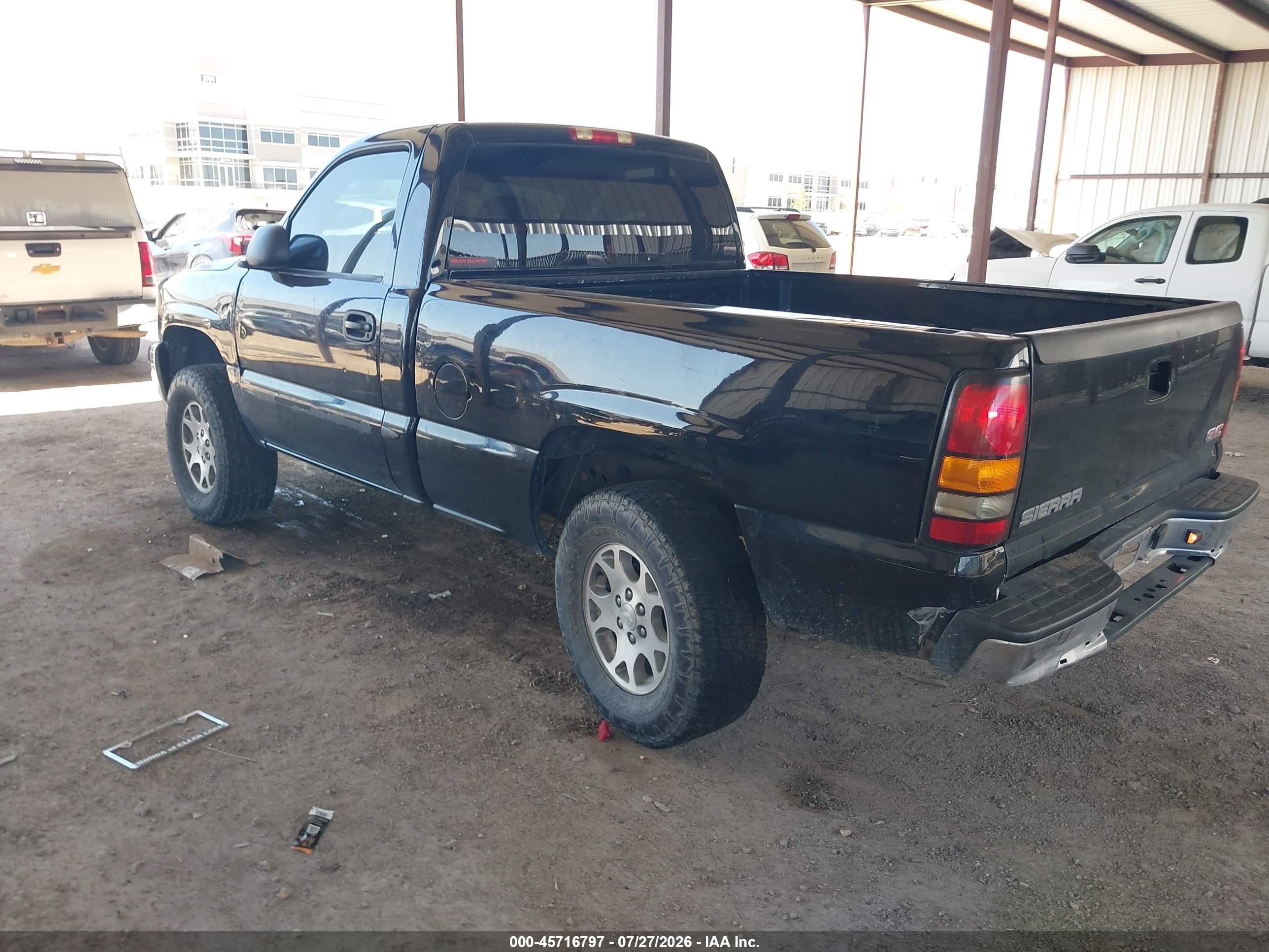 2006 Gmc Sierra 1500 Sl Black vin: 3GTEC14X06G256265