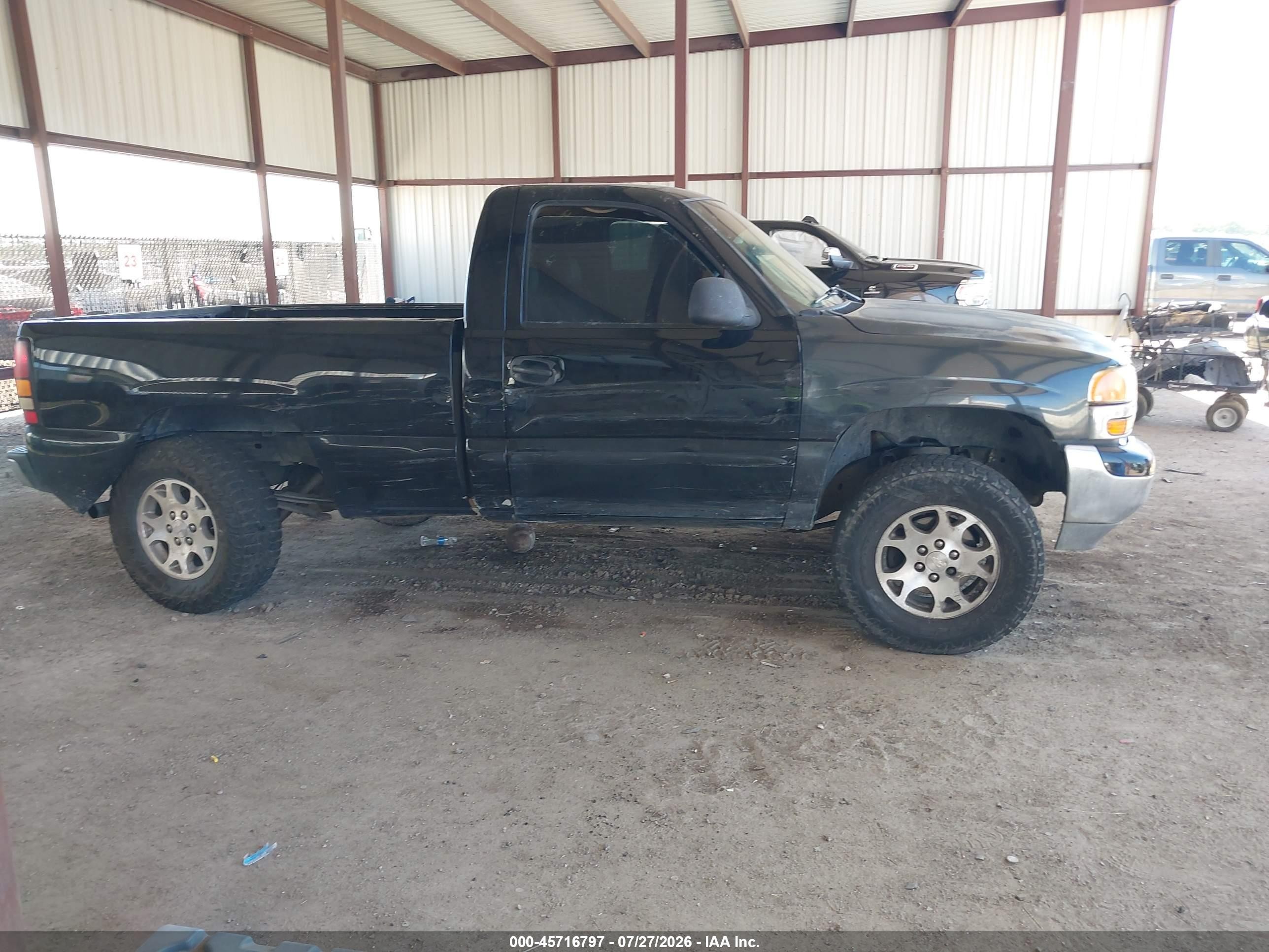 2006 Gmc Sierra 1500 Sl Black vin: 3GTEC14X06G256265