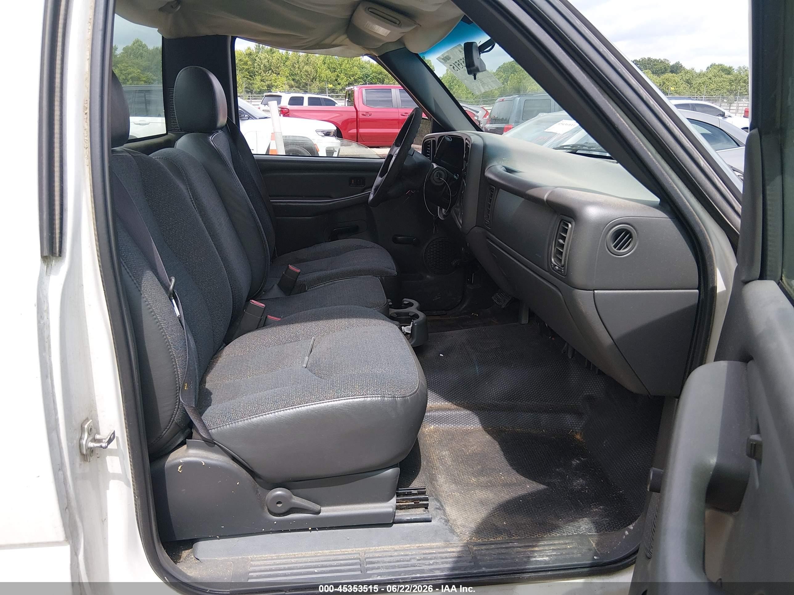 2006 Gmc Sierra 1500 Work Truck White vin: 3GTEC14X36G259385