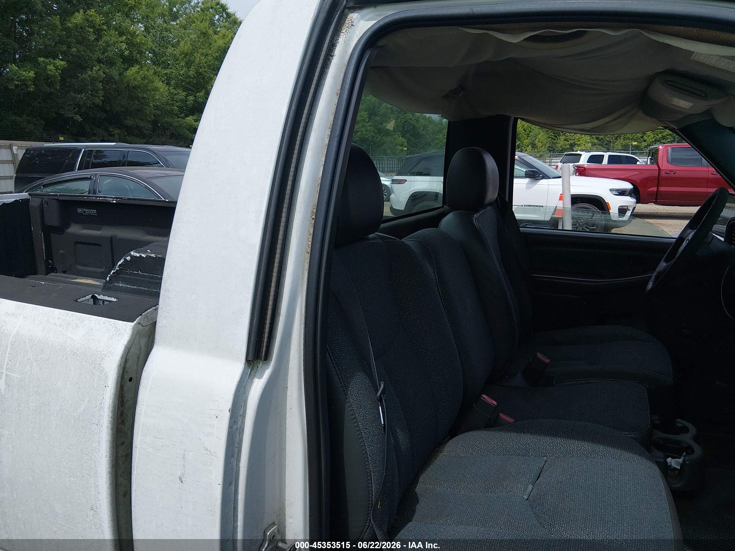 2006 Gmc Sierra 1500 Work Truck White vin: 3GTEC14X36G259385