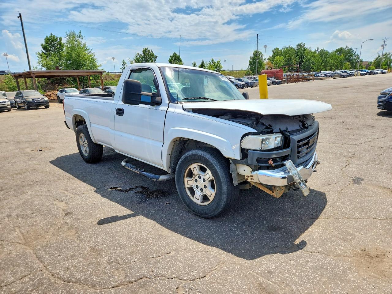 2007 Gmc New Sierra C1500 Classic White vin: 3GTEC14X47G166537