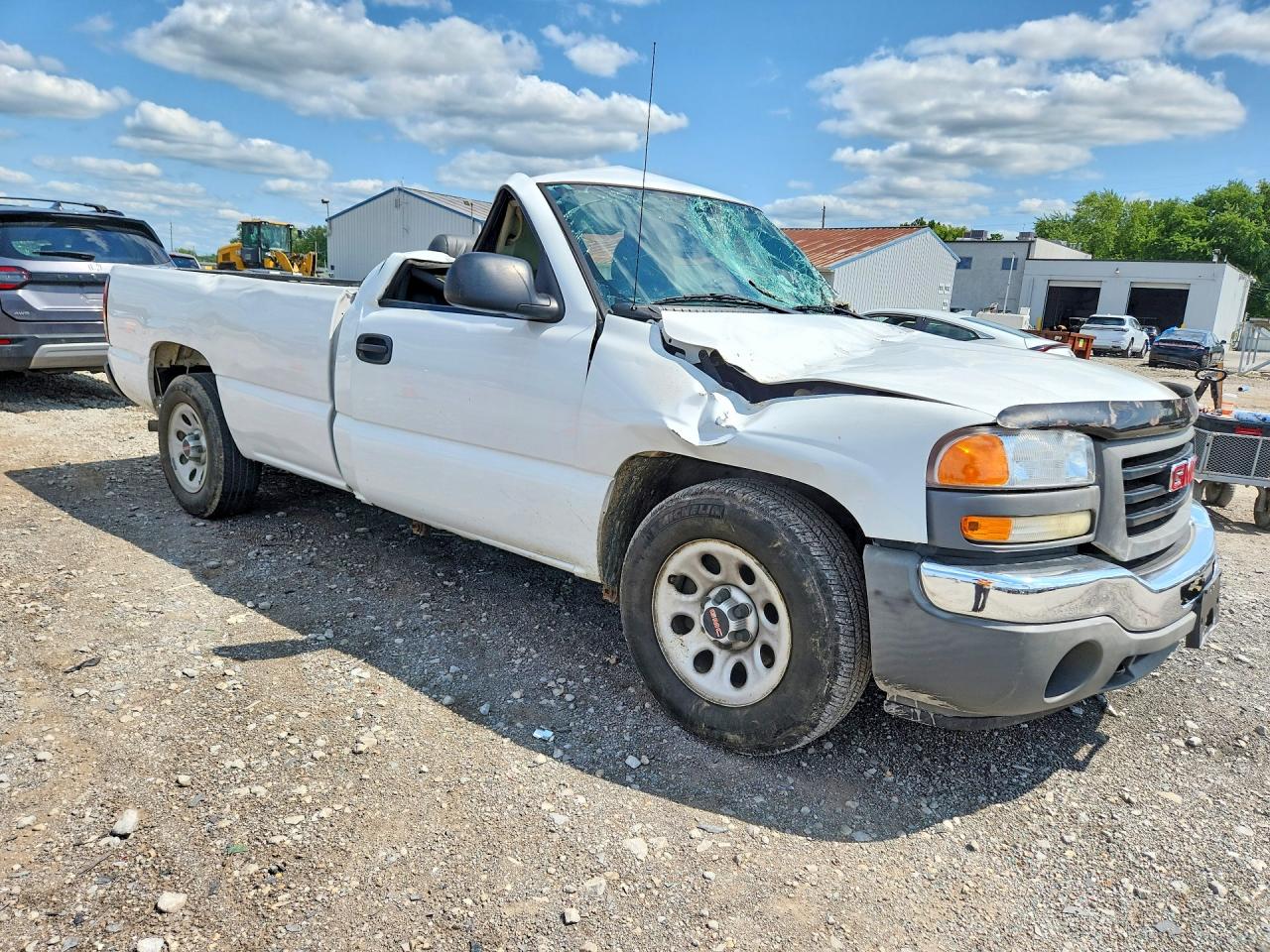 2007 Gmc New Sierra C1500 Classic White vin: 3GTEC14X47G167719