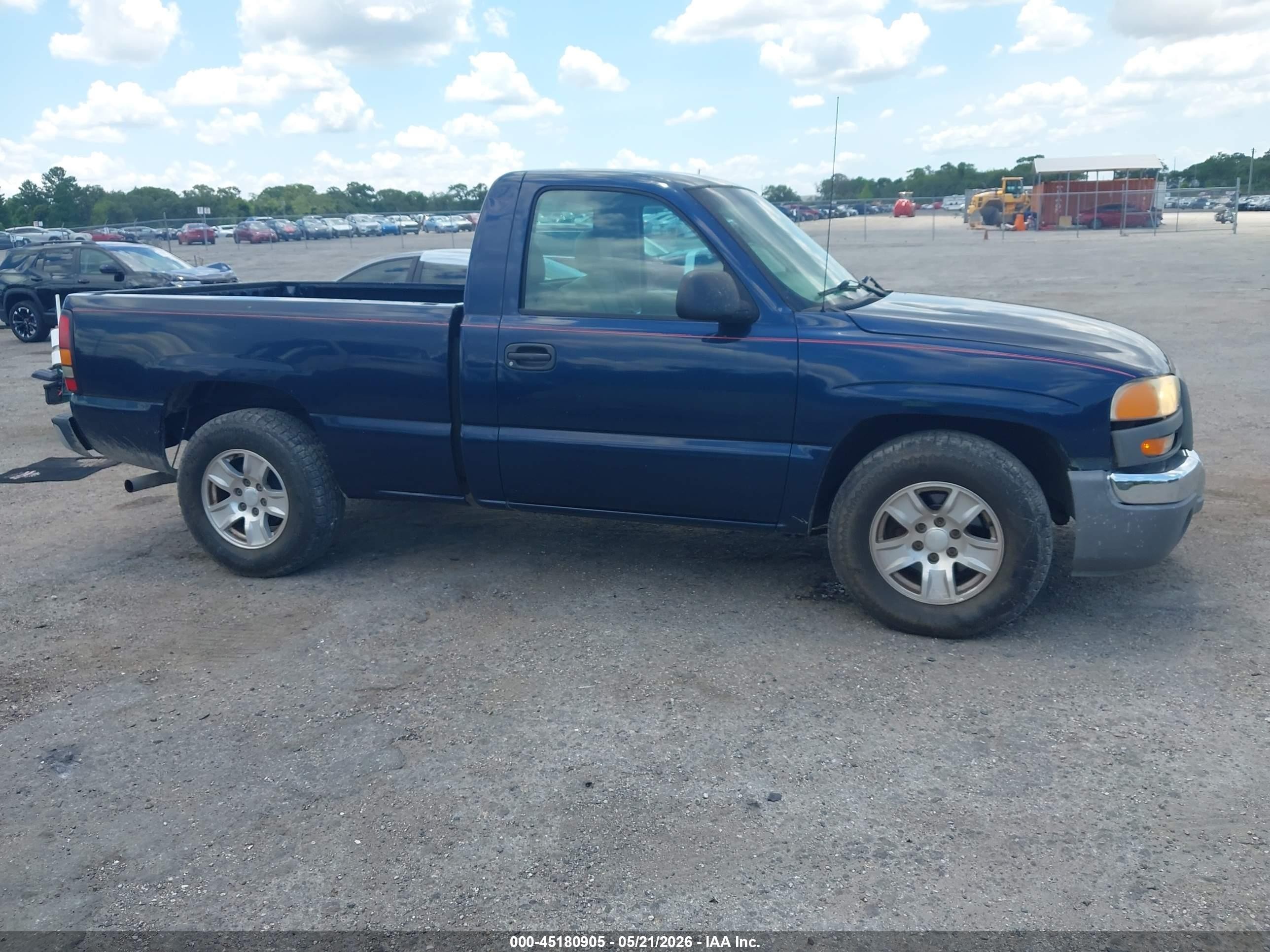 2007 Gmc Sierra 1500 Classic Work Dark Blue vin: 3GTEC14X47G229295