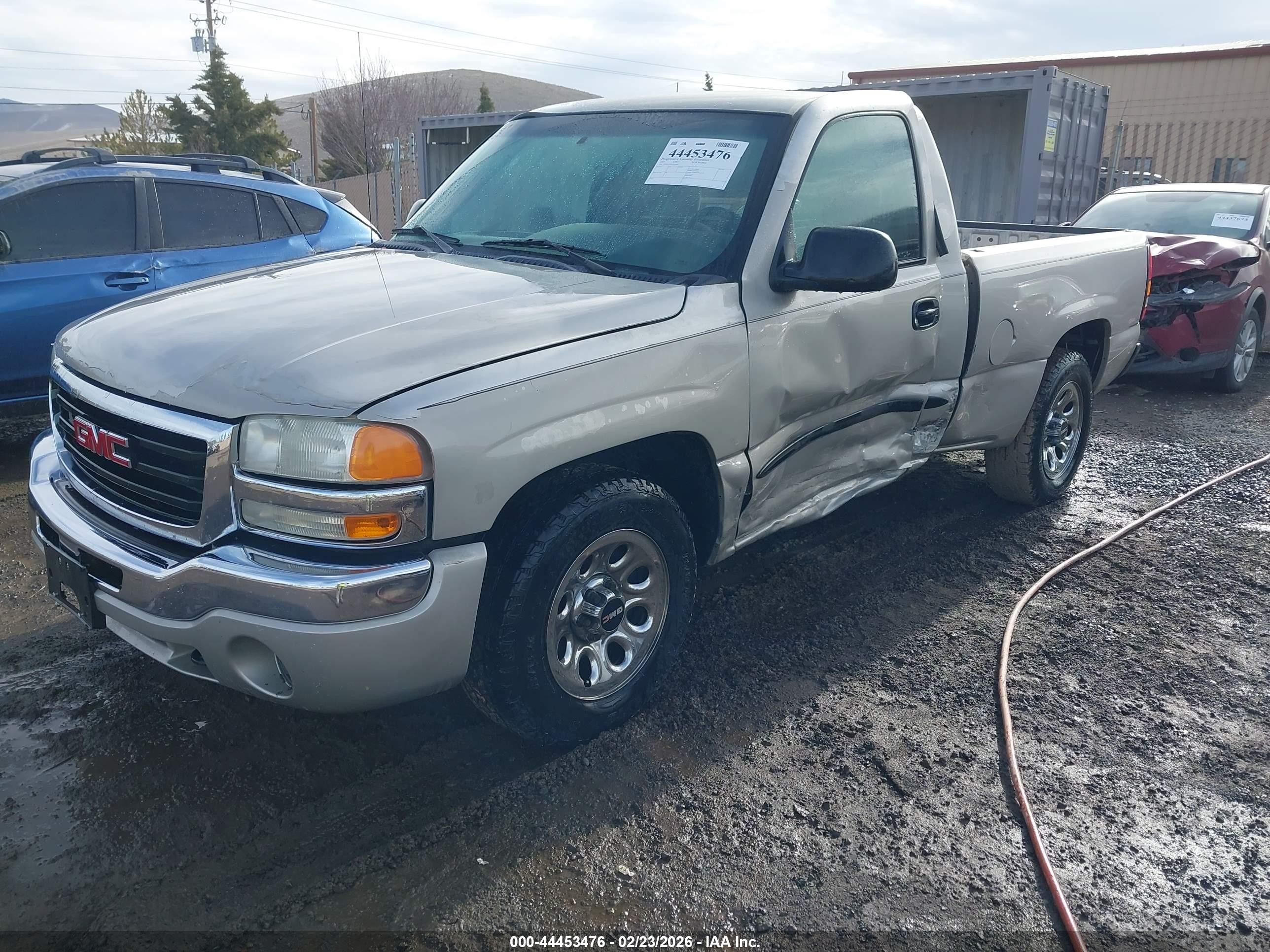 2007 Gmc Sierra 1500 Classic Sl Silver vin: 3GTEC14X57G234005