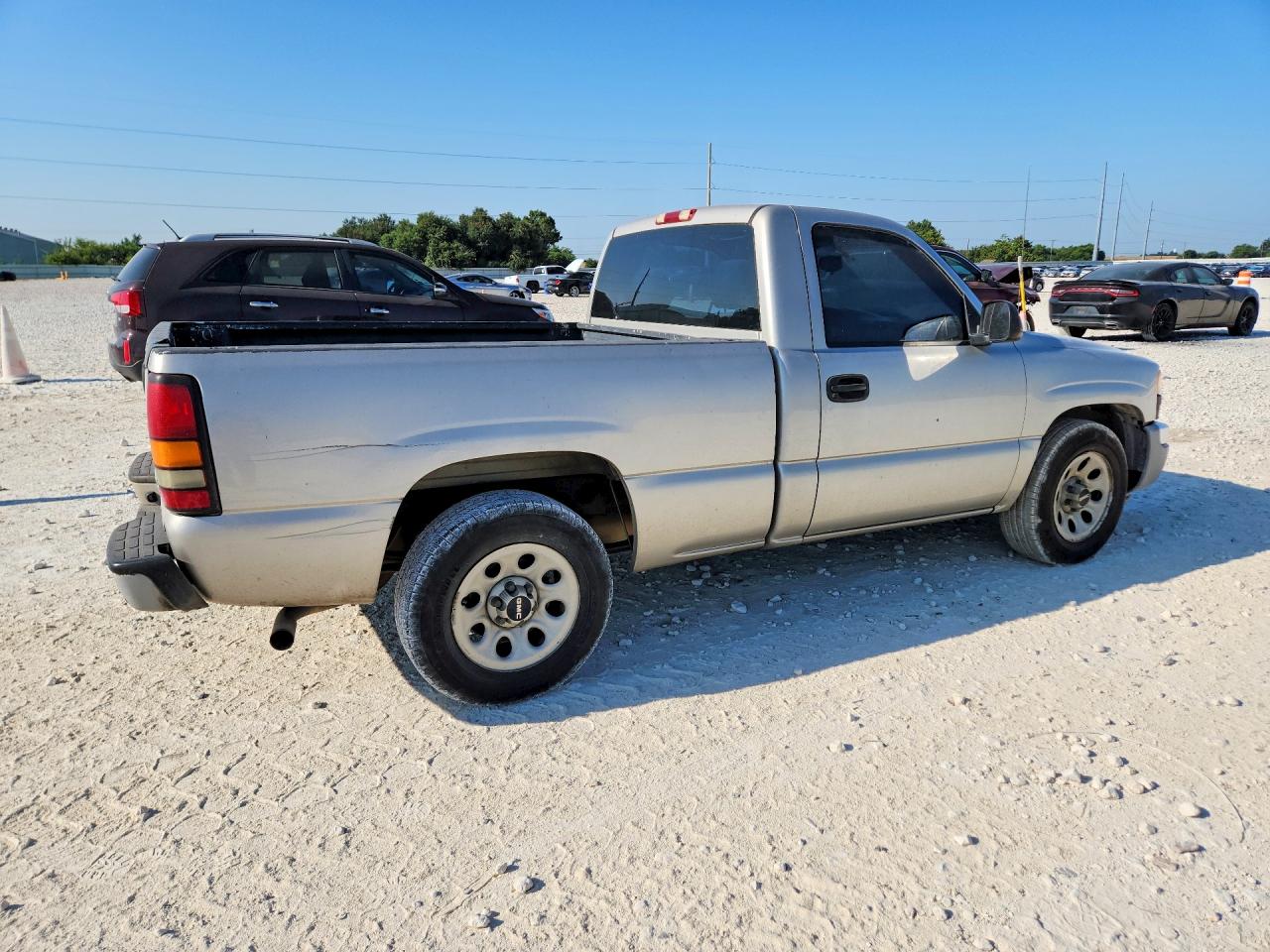 2007 Gmc Sierra C1500 Silver vin: 3GTEC14X67G160531