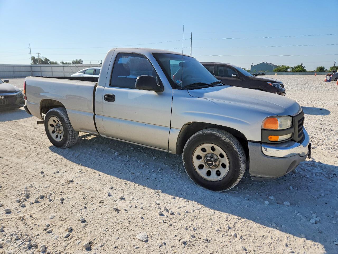2007 Gmc Sierra C1500 Silver vin: 3GTEC14X67G160531