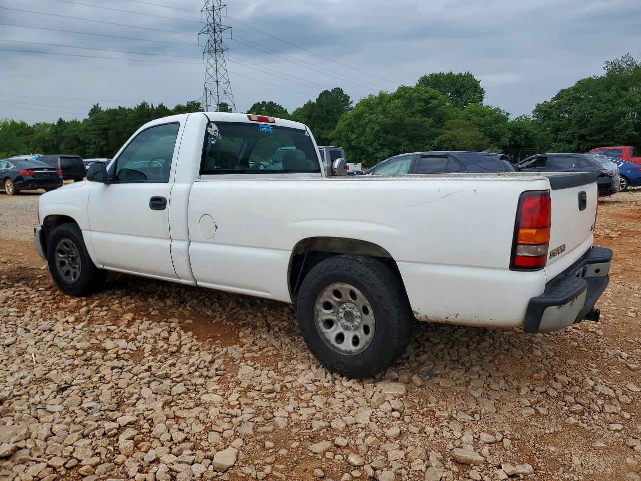 2007 Gmc New Sierra C1500 Classic White vin: 3GTEC14X77G241022