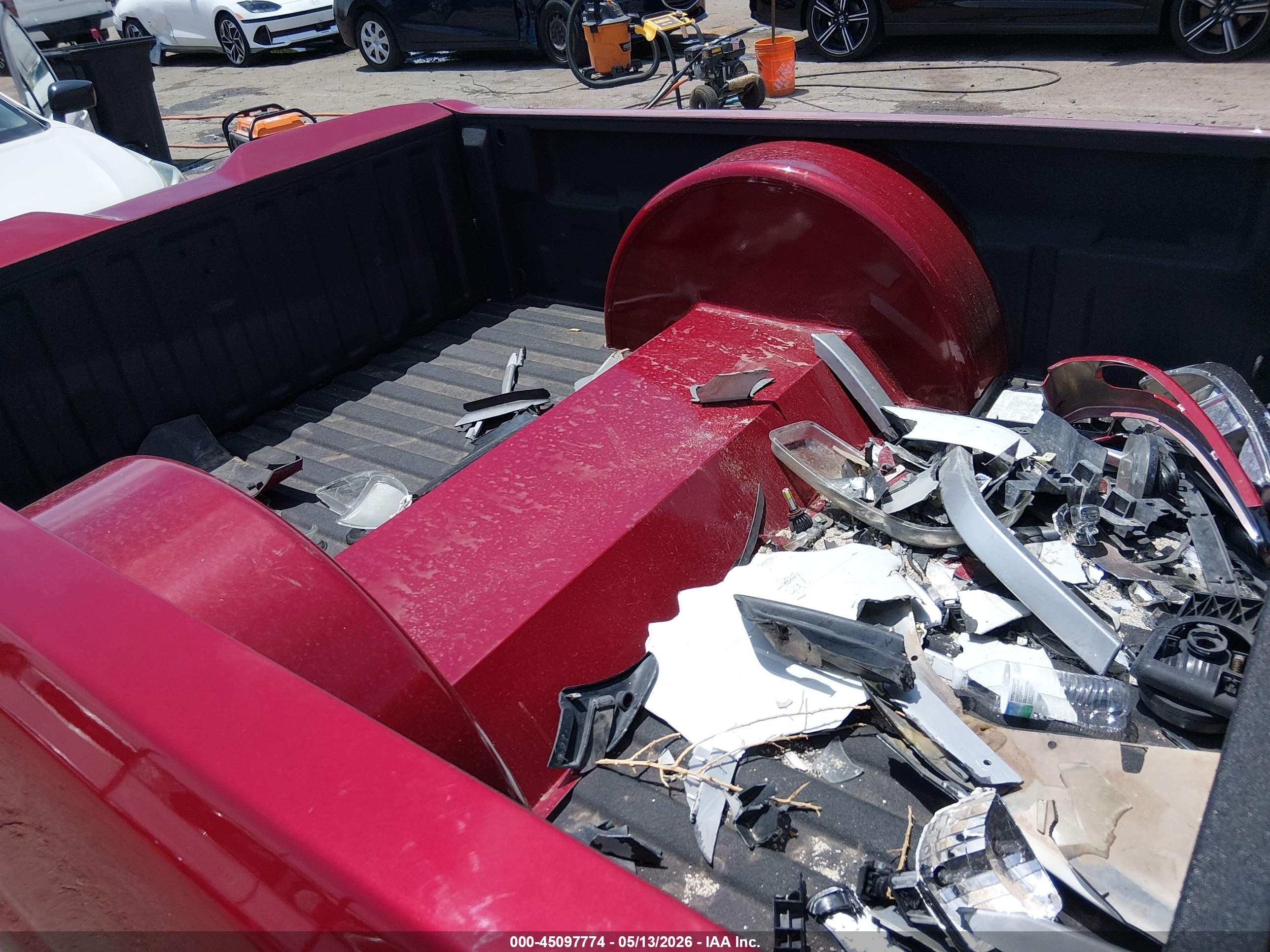 2006 Gmc Sierra 1500 Work Truck Red vin: 3GTEC14X86G222252
