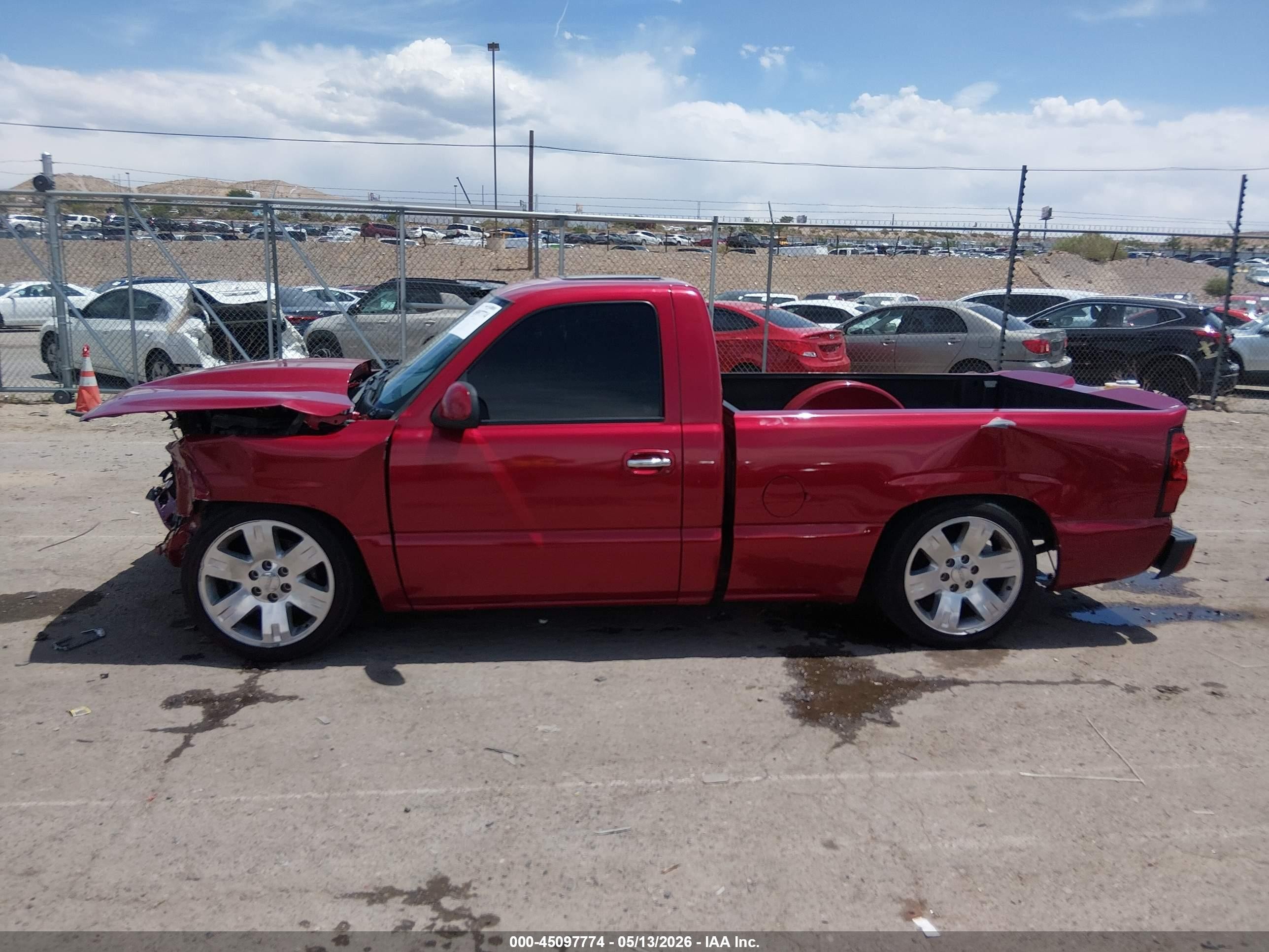 2006 Gmc Sierra 1500 Work Truck Red vin: 3GTEC14X86G222252