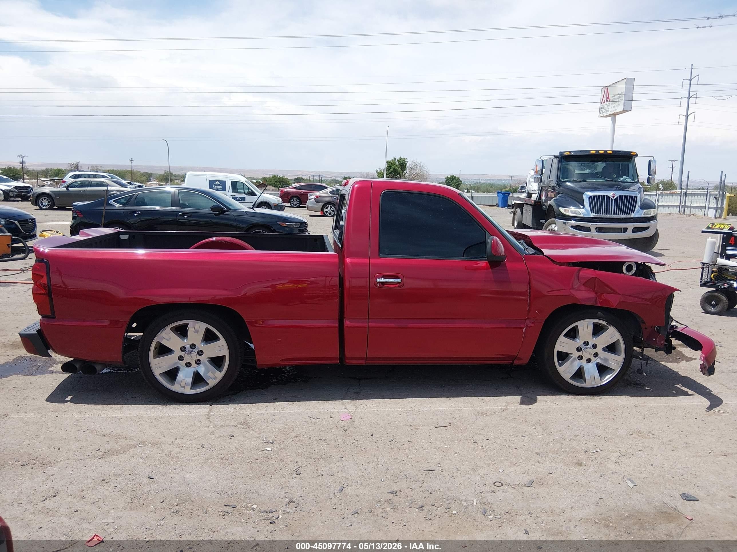 2006 Gmc Sierra 1500 Work Truck Red vin: 3GTEC14X86G222252