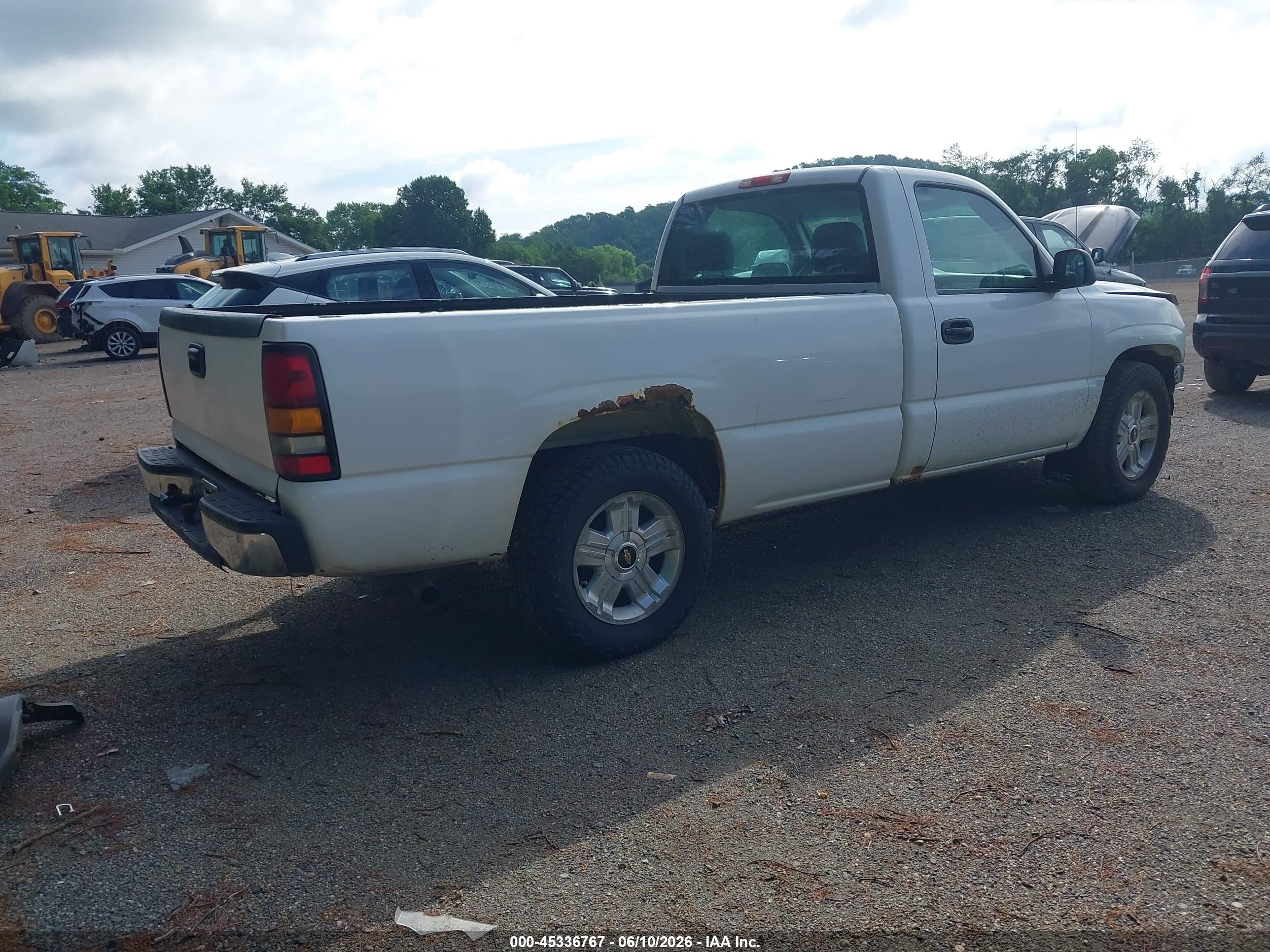 2007 Gmc Sierra 1500 Classic Work Truck White vin: 3GTEC14X97G199856