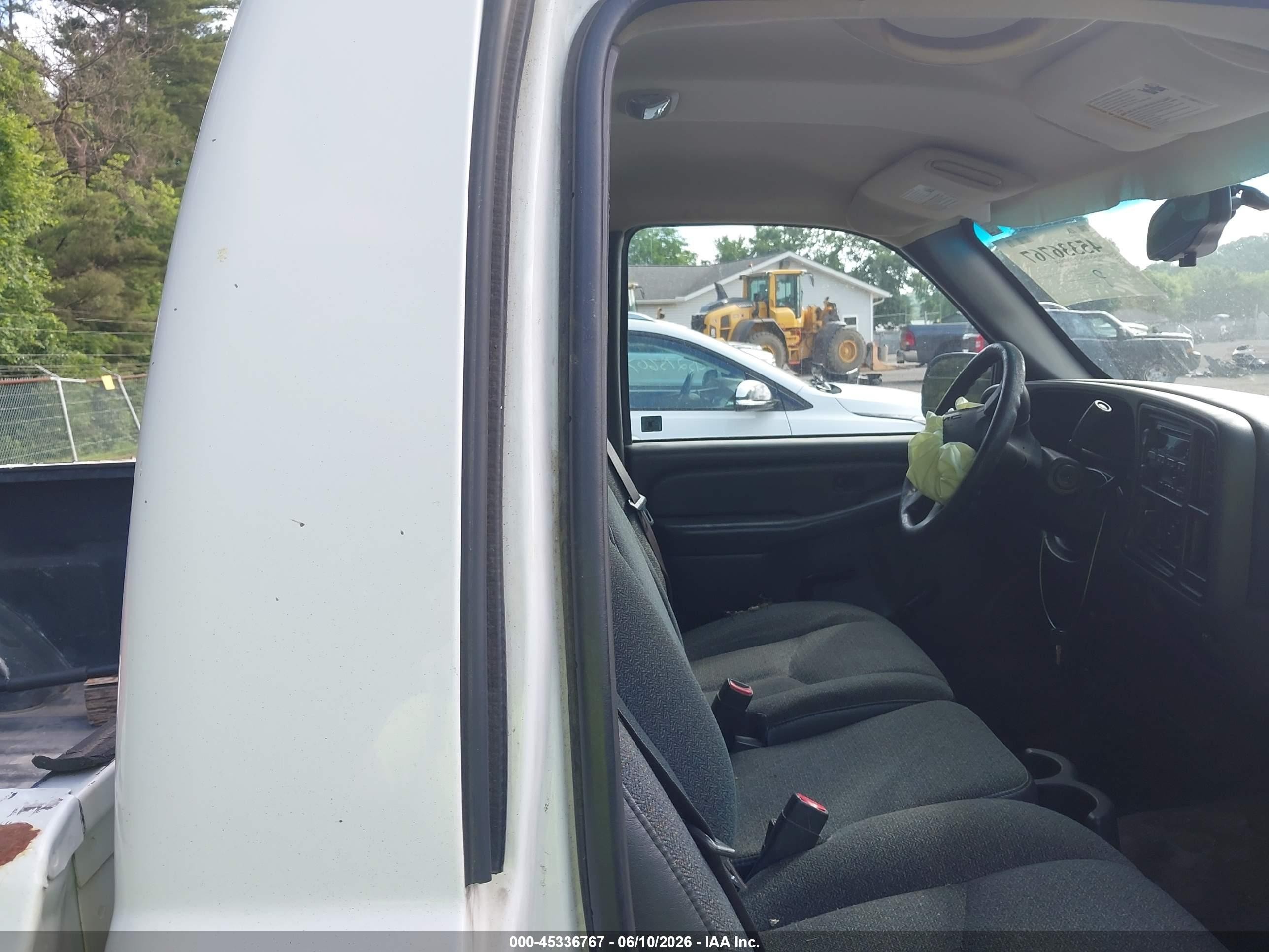 2007 Gmc Sierra 1500 Classic Work Truck White vin: 3GTEC14X97G199856
