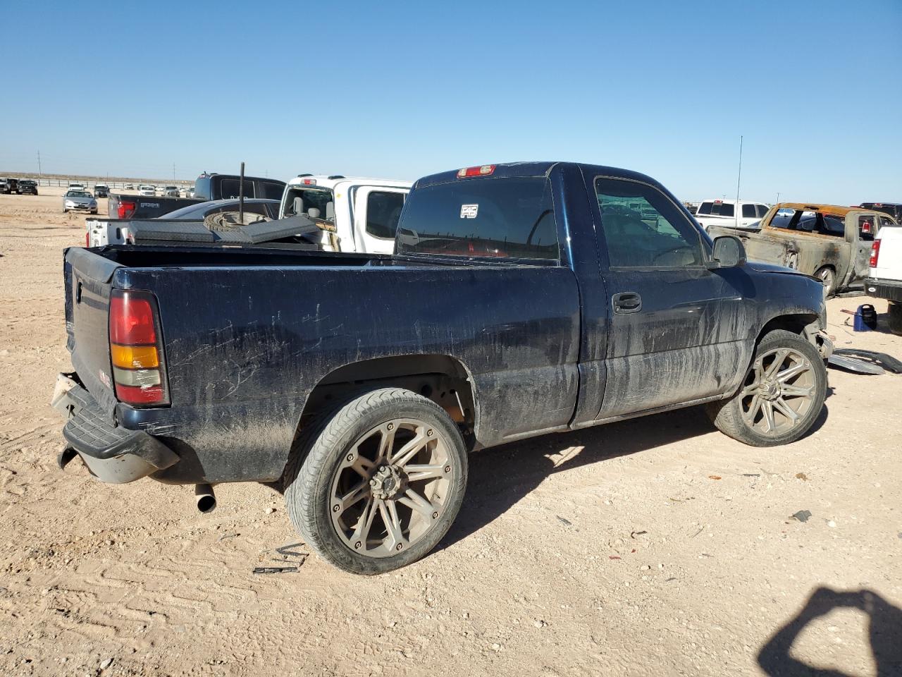 2006 Gmc New Sierra C1500 Синий vin: 3GTEC14XX6G256998