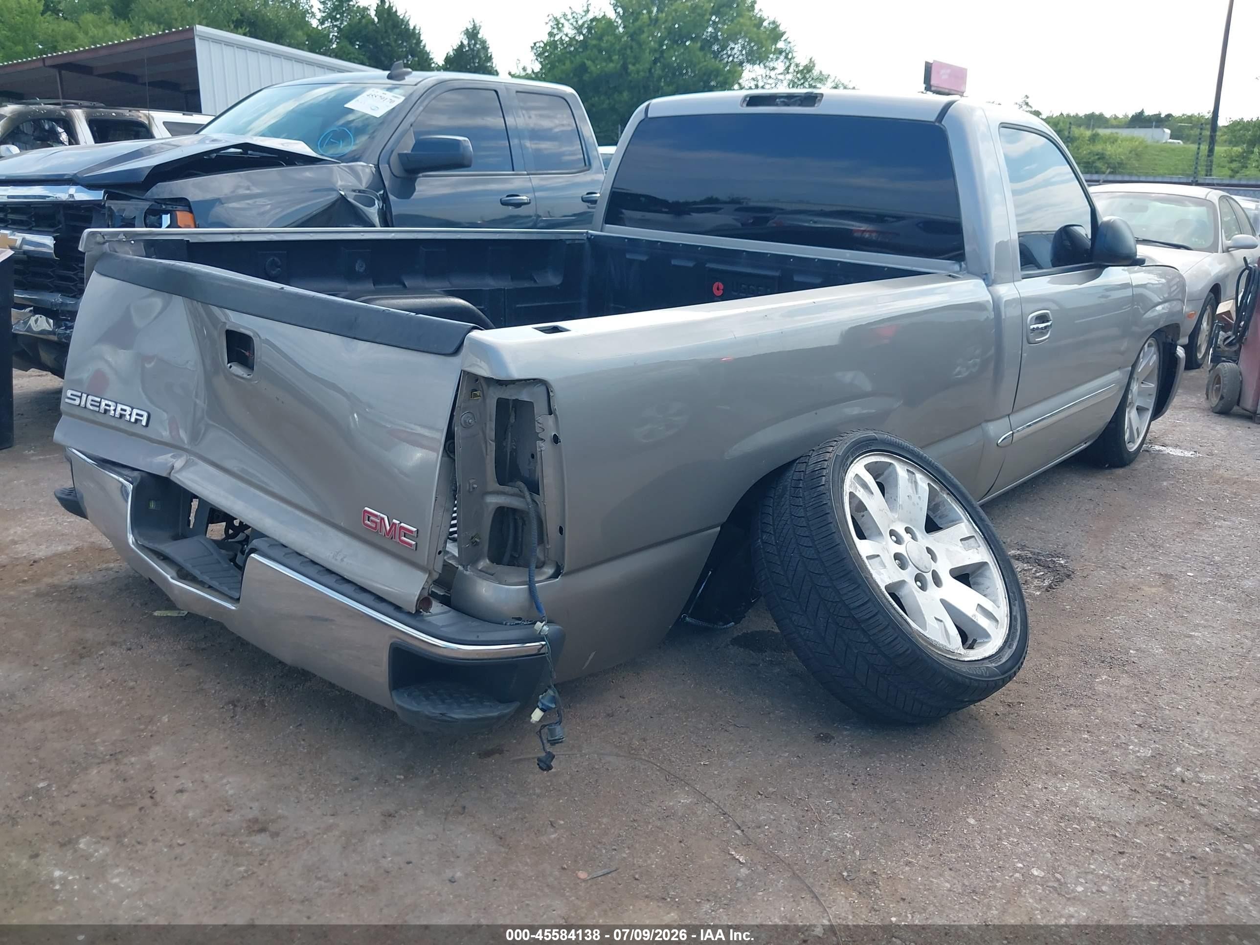 2007 Gmc Sierra 1500 Classic Sle1 Silver vin: 3GTEC14Z27G208527